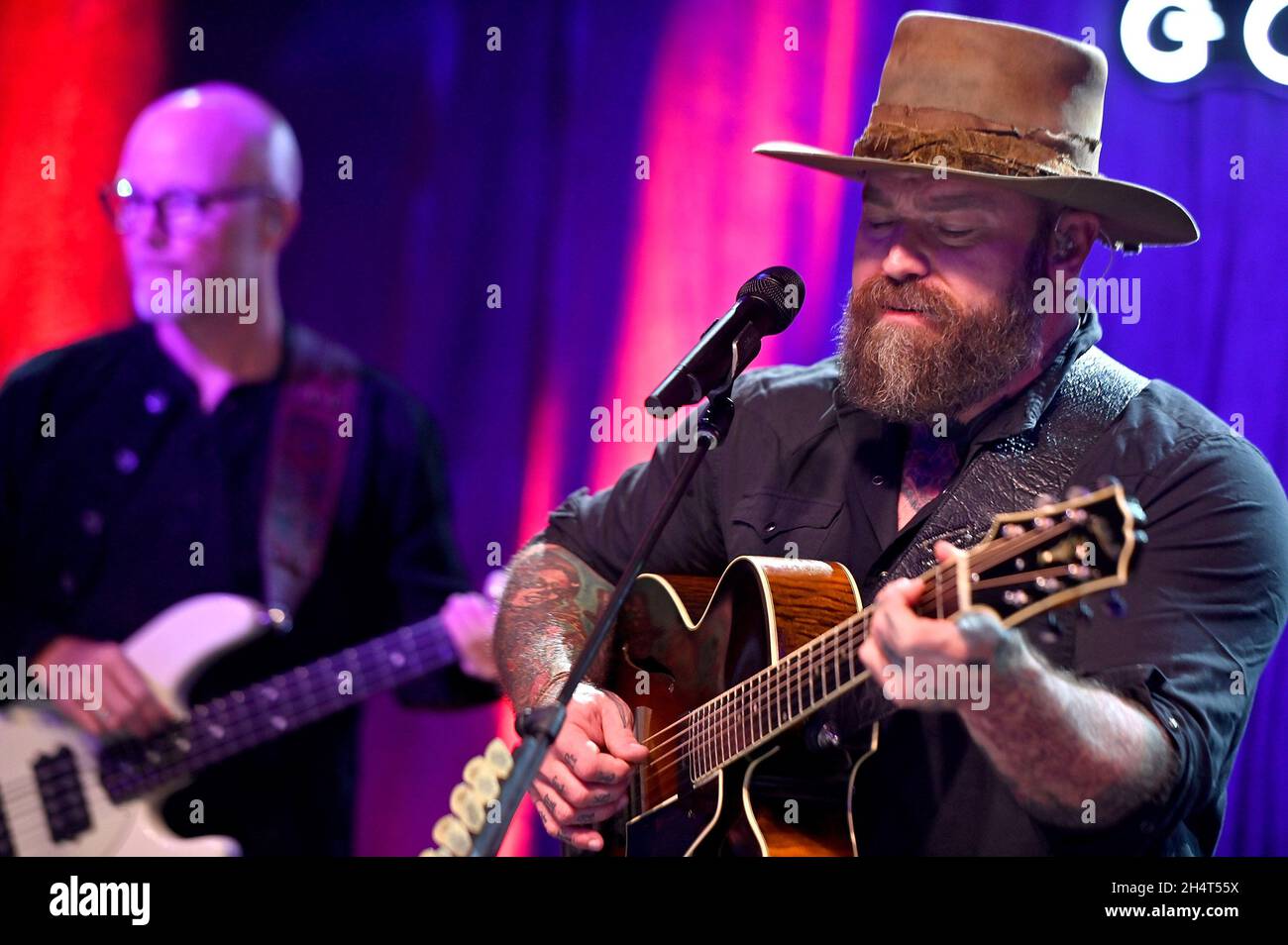 Zac Brown se produit lors du festival de musique « CMT Live in the Vineyard Goes Country » le 3 novembre 2021 dans la vallée de Napa, en Californie.Photo : Casey Flanigan/imageSPACE/MediaPunch Banque D'Images