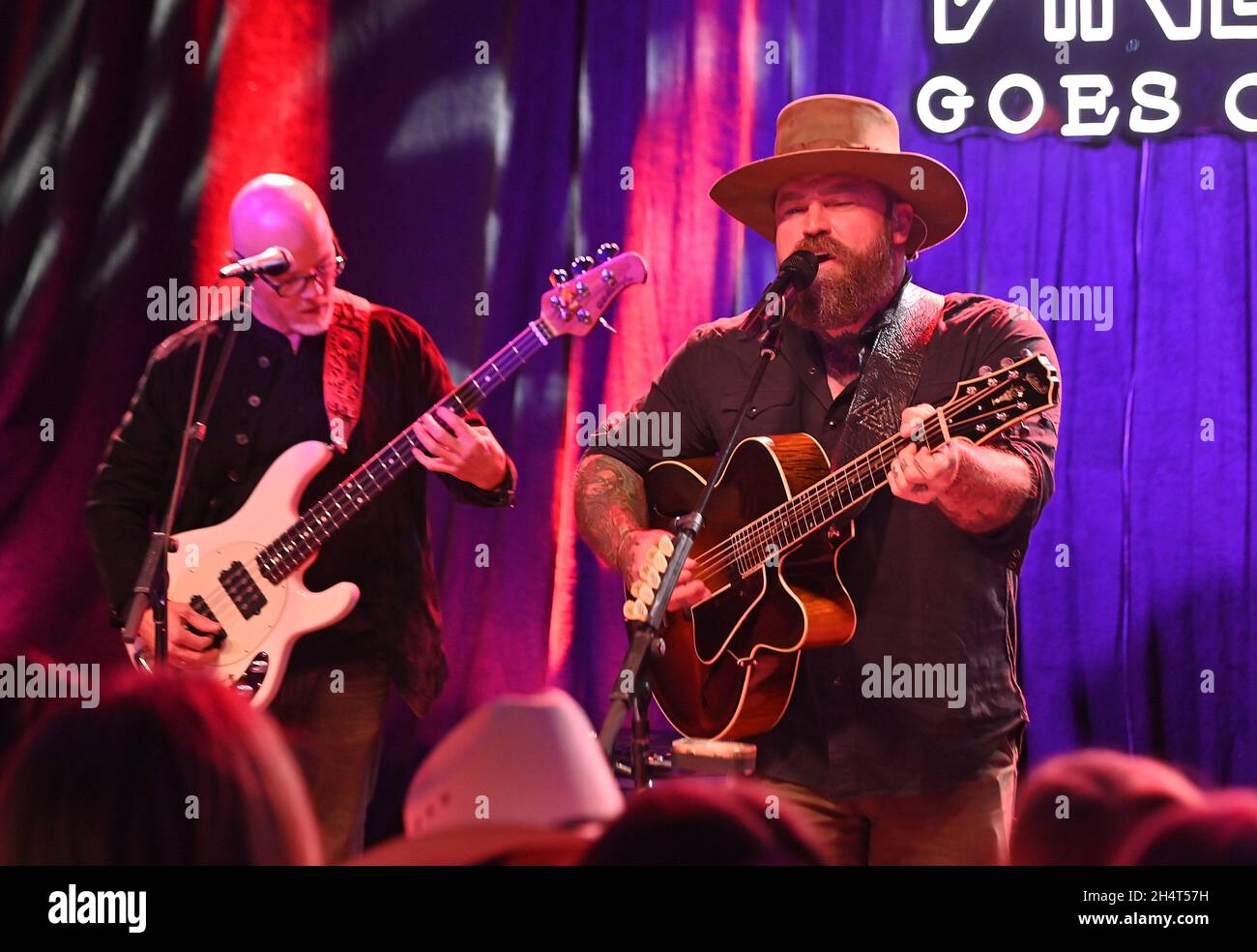 Zac Brown se produit lors du festival de musique « CMT Live in the Vineyard Goes Country » le 3 novembre 2021 dans la vallée de Napa, en Californie.Photo : Casey Flanigan/imageSPACE/MediaPunch Banque D'Images