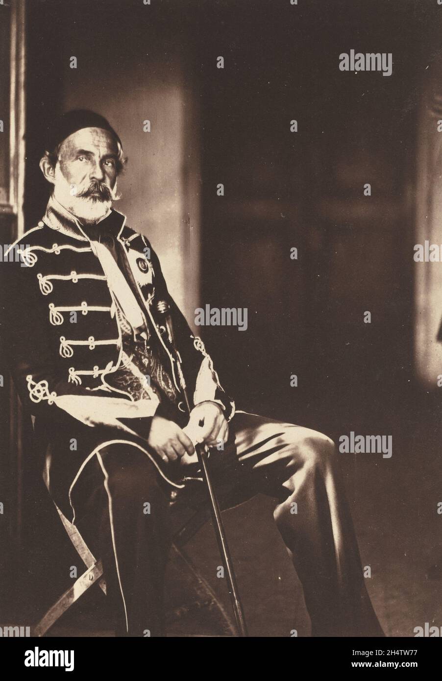 Omar Pacha, 1855 ans, Roger Fenton Banque D'Images