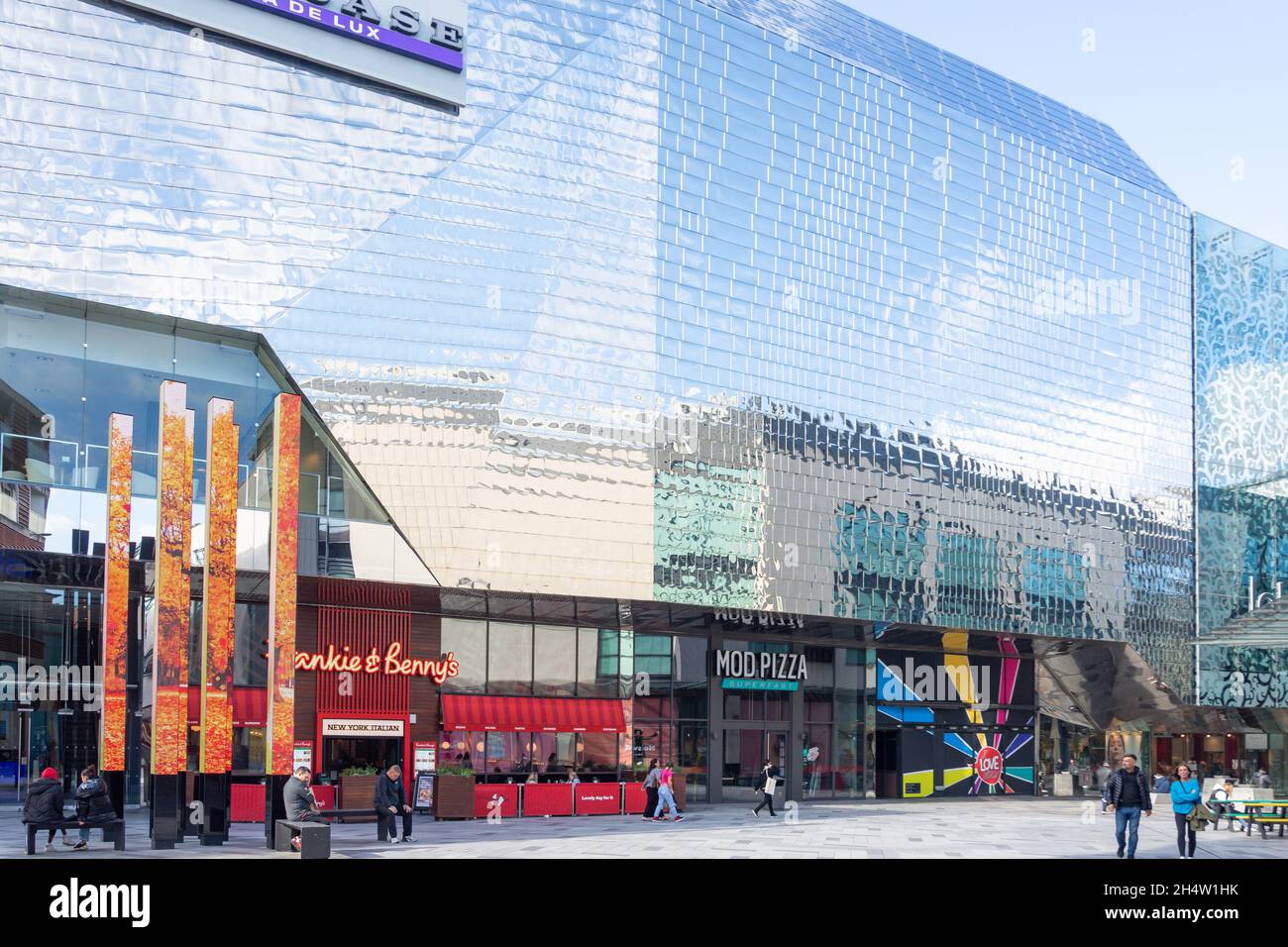 St Peter's Square, Highcross Leicester, ville de Leicester, Leicestershire, Angleterre,Royaume-Uni Banque D'Images