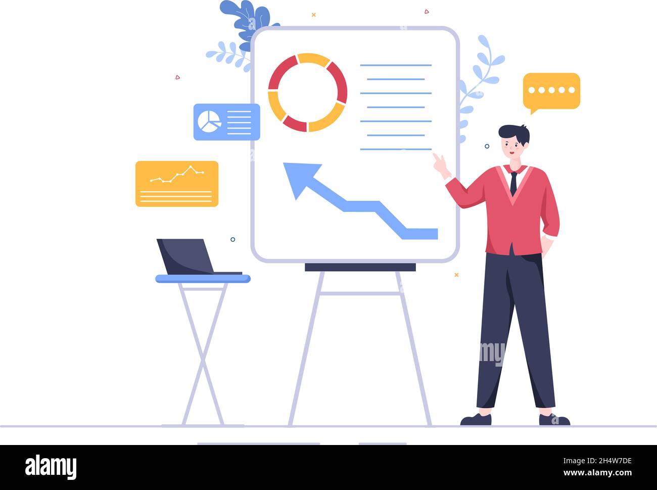 Product Strategy Animation Image Présentation Plan marketing Illustration du scénario du dessin animé ...