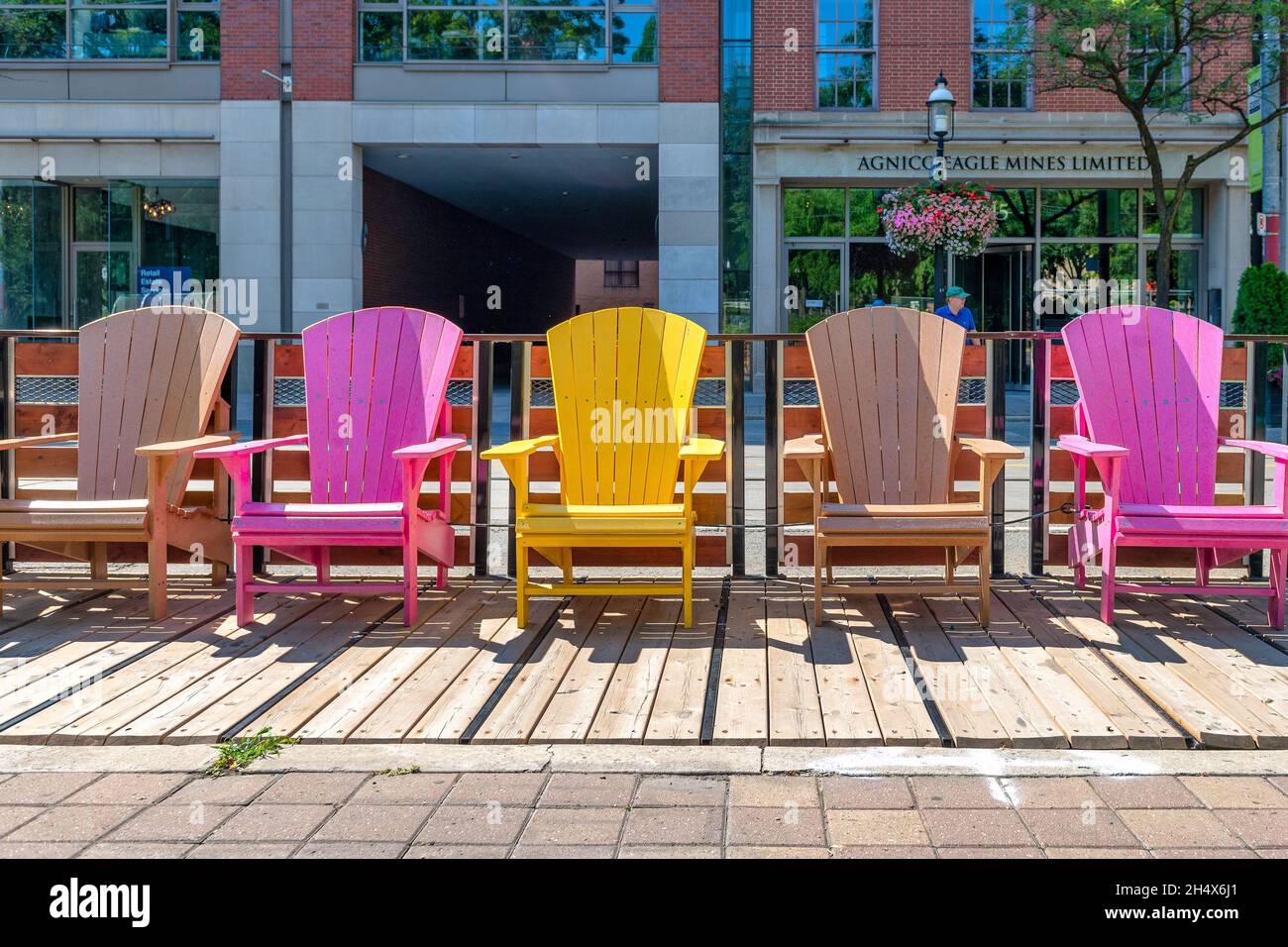 Muskoka Chaires Art, rue King est, Toronto, Canada Banque D'Images
