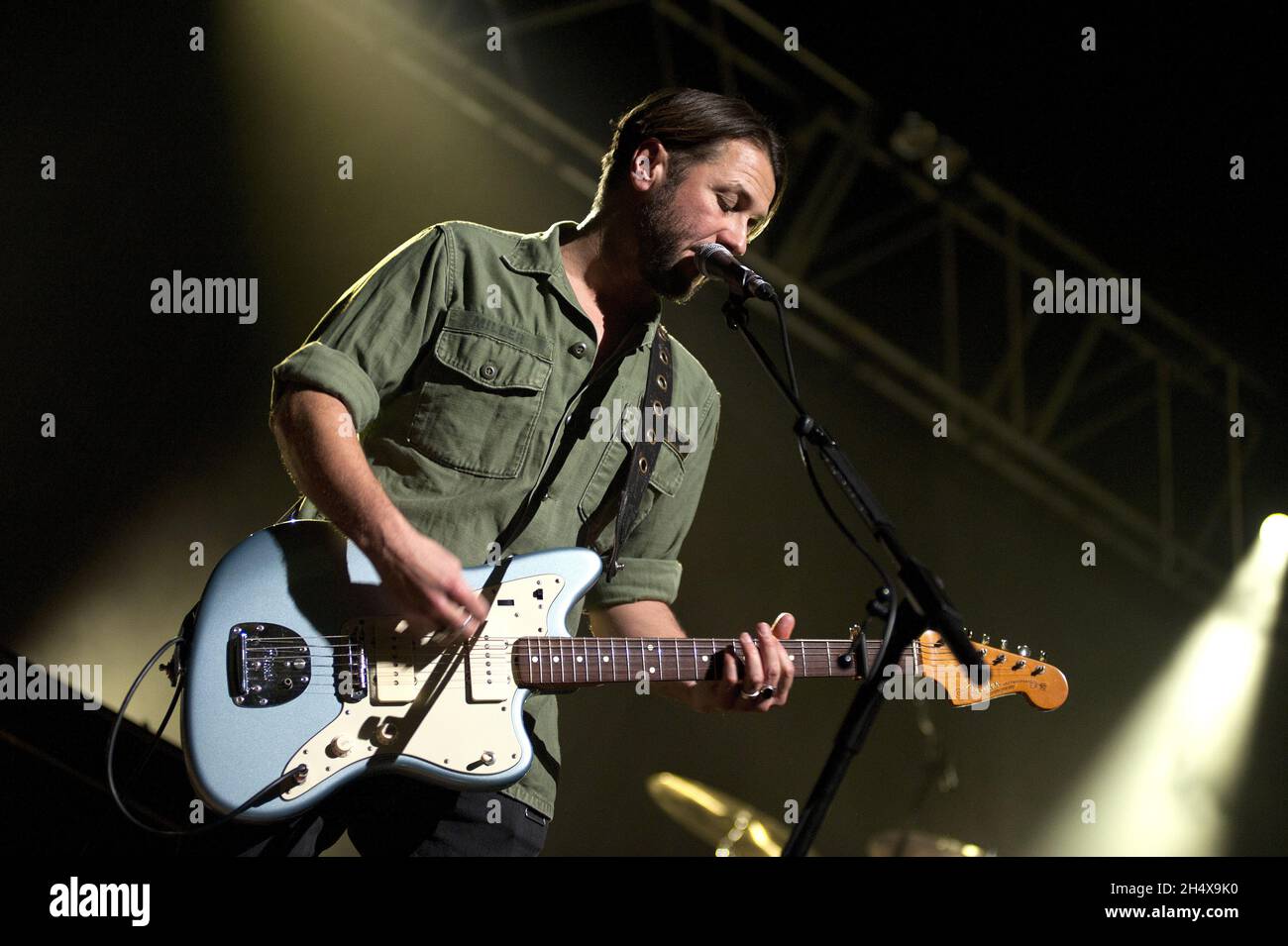 Grant Nicholas de Feeder en concert au Civic Hall de Wolverhampton Banque D'Images