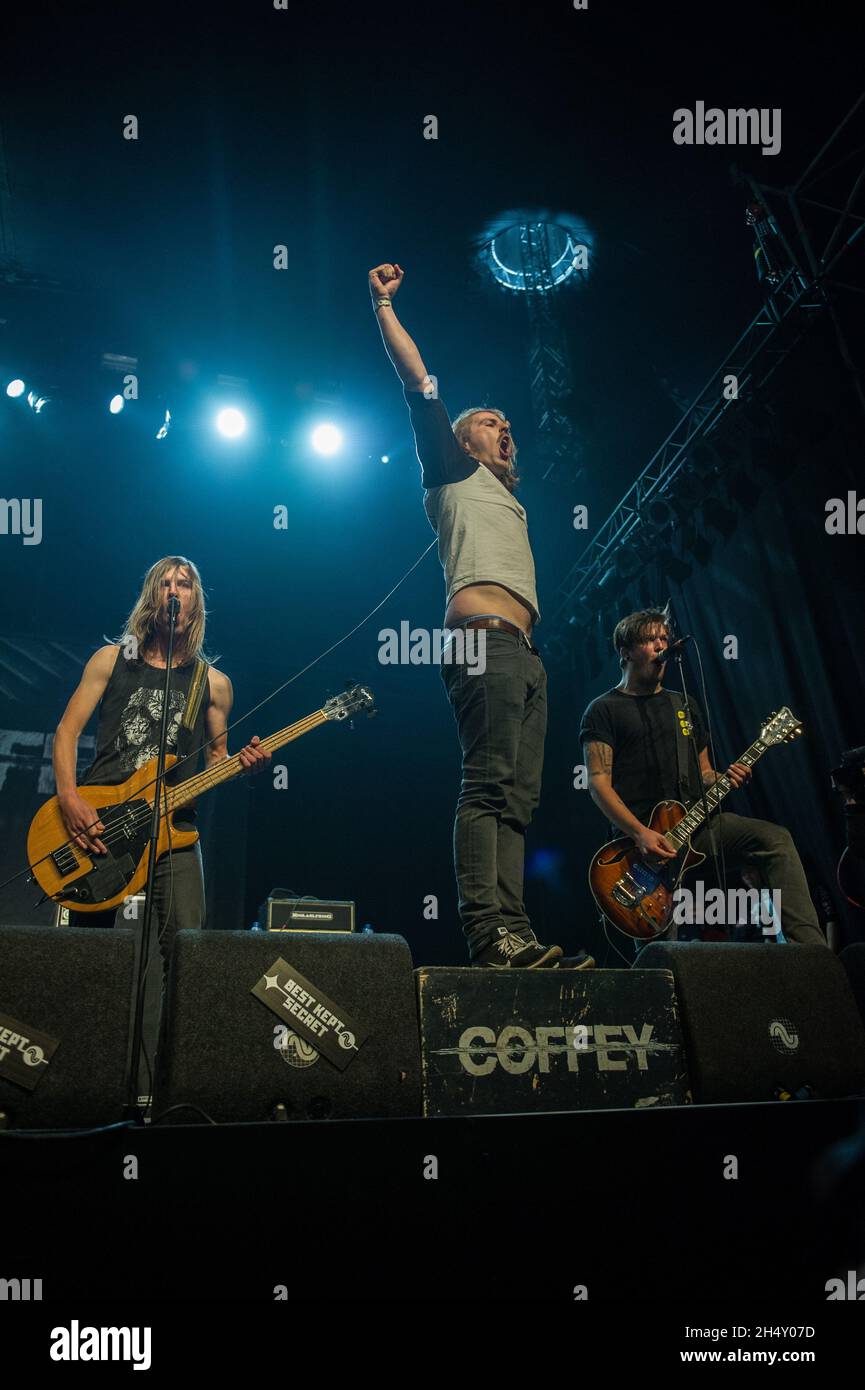 John Coffey se présentant en direct le deuxième jour du festival le meilleur secret gardé le 20 juin 2015 à Hilvarenbeek, aux pays-Bas Banque D'Images