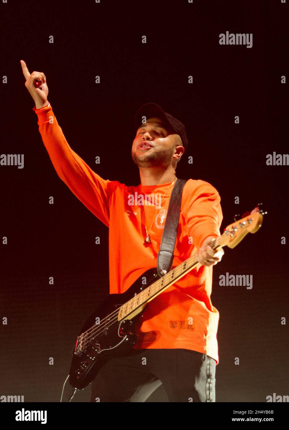 JAX Jones se présente en direct sur scène pendant Free radio Live 2017 au Genting Arena de Birmingham, au Royaume-Uni.Date de la photo: Samedi 11 novembre 2017.Crédit photo : Katja Ogrin/ EMPICS Entertainment. Banque D'Images