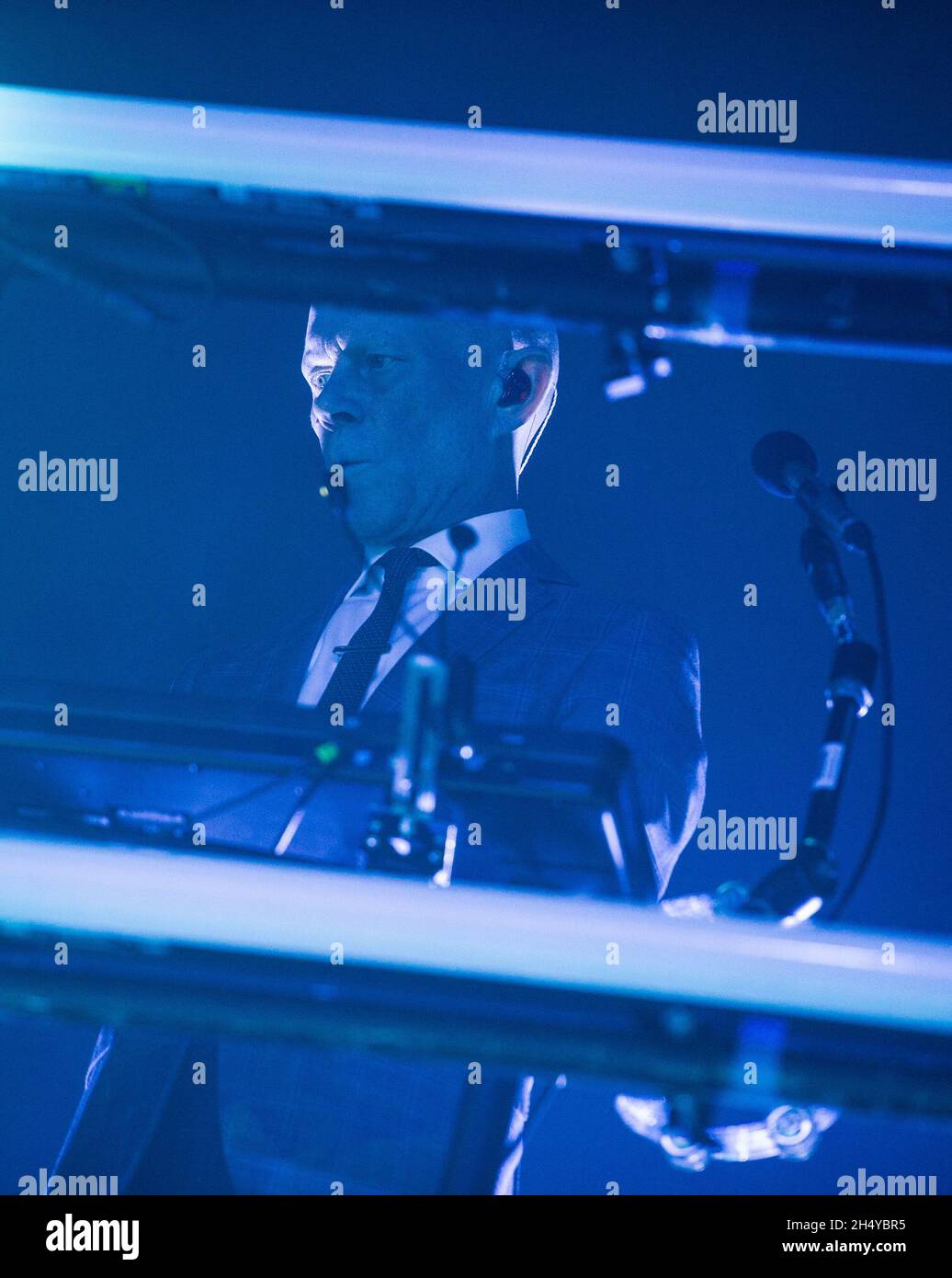 Vince Clarke de Erasure se produit en direct sur scène à l'O2 Academy de Birmingham, au Royaume-Uni.Date de la photo: Dimanche 11 février 2018.Crédit photo : Katja Ogrin/ EMPICS Entertainment. Banque D'Images