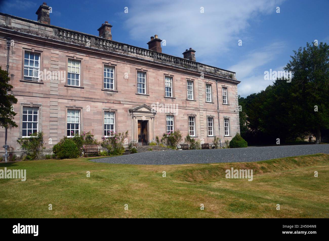 Dalemain Mansion & Historic Gardens, près d'Ullswater, Lake District National Park, Cumbria, Angleterre, Royaume-Uni. Banque D'Images