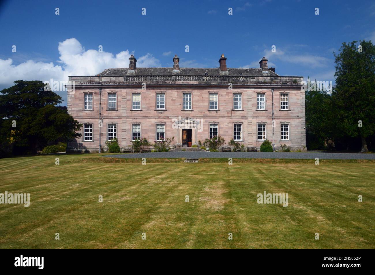 Dalemain Mansion & Historic Gardens, près d'Ullswater, Lake District National Park, Cumbria, Angleterre, Royaume-Uni. Banque D'Images