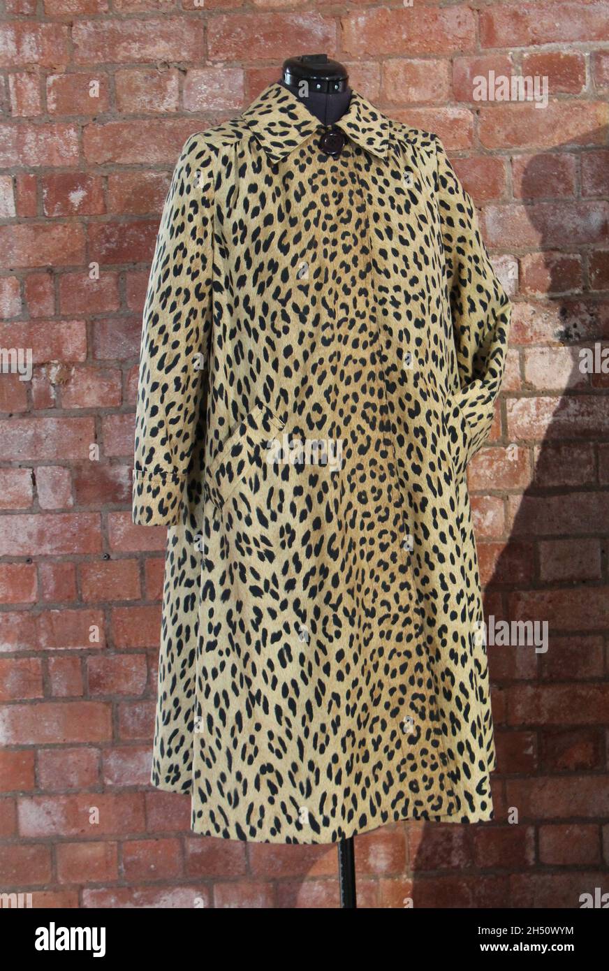 manteau long leopard