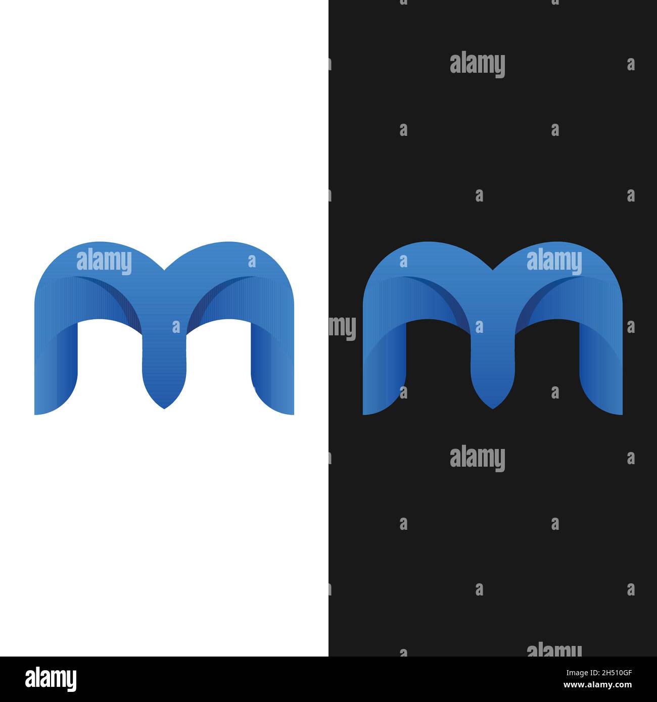 letter-m-logo-bleu-banque-d-images-vectorielles-alamy