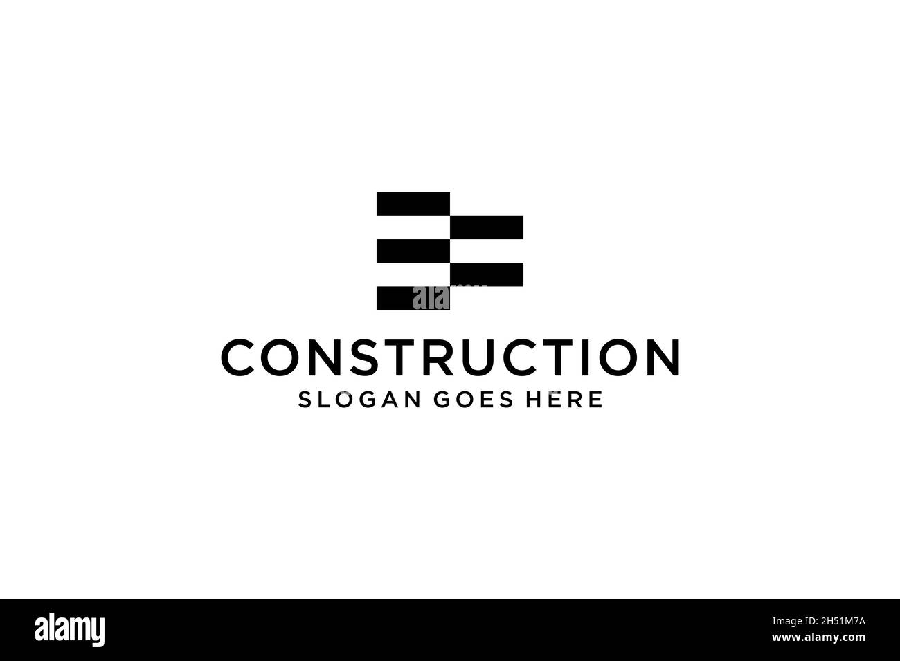 Logo immobilier.Architecture de construction modèle de conception de logo de bâtiment. Illustration de Vecteur