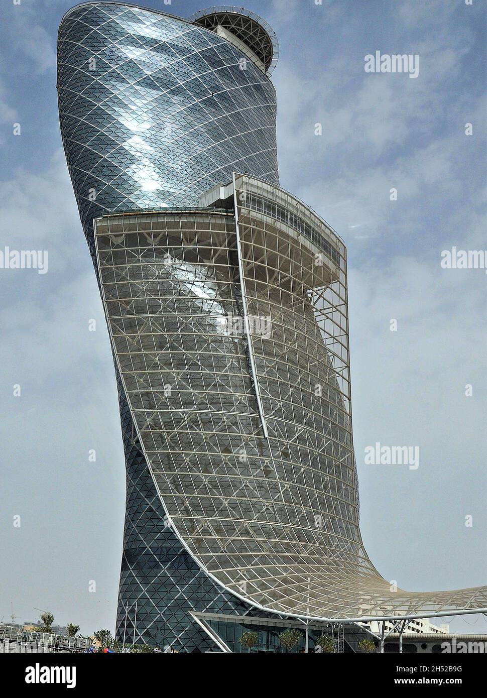 Bâtiments du centre financier d'Abu Dhabi, Émirats arabes Unis Banque D'Images