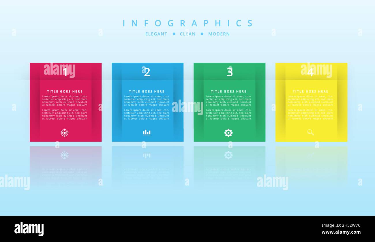 Infographies modernes.Présentation de style 3d Illustration de Vecteur