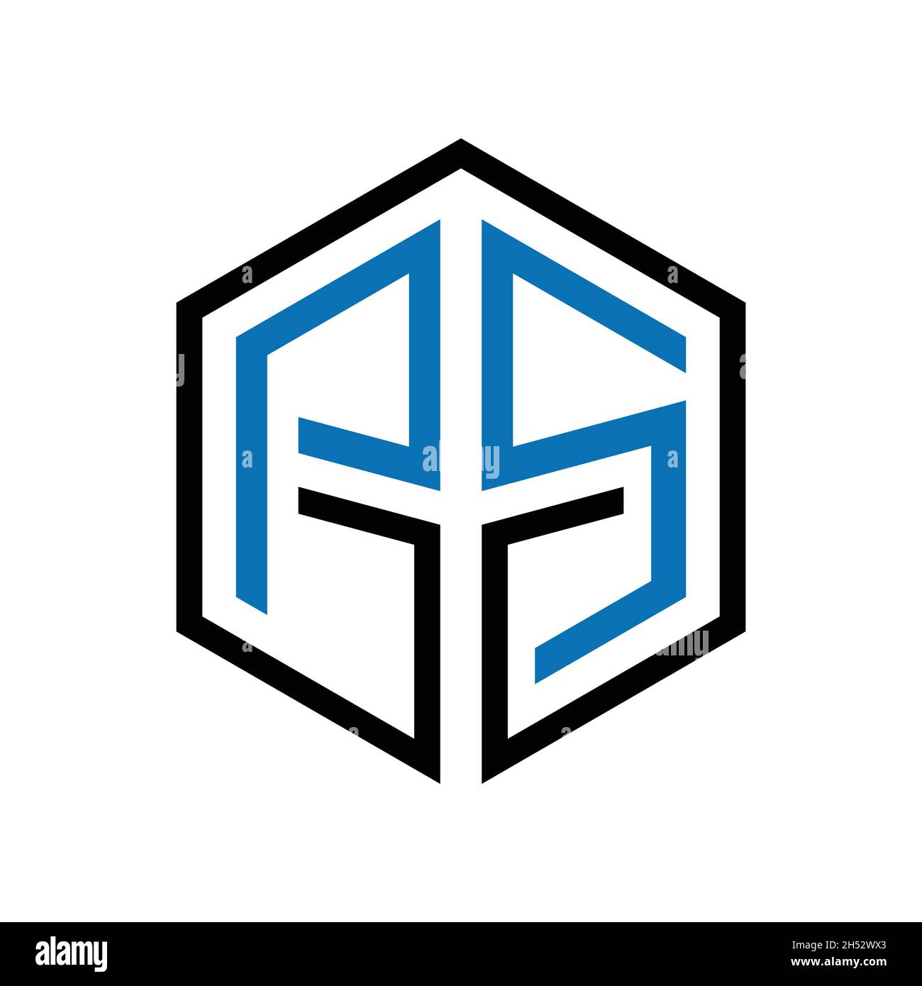 Lettre initiale PS spartan casque ligne art logo design vecteur Illustration de Vecteur