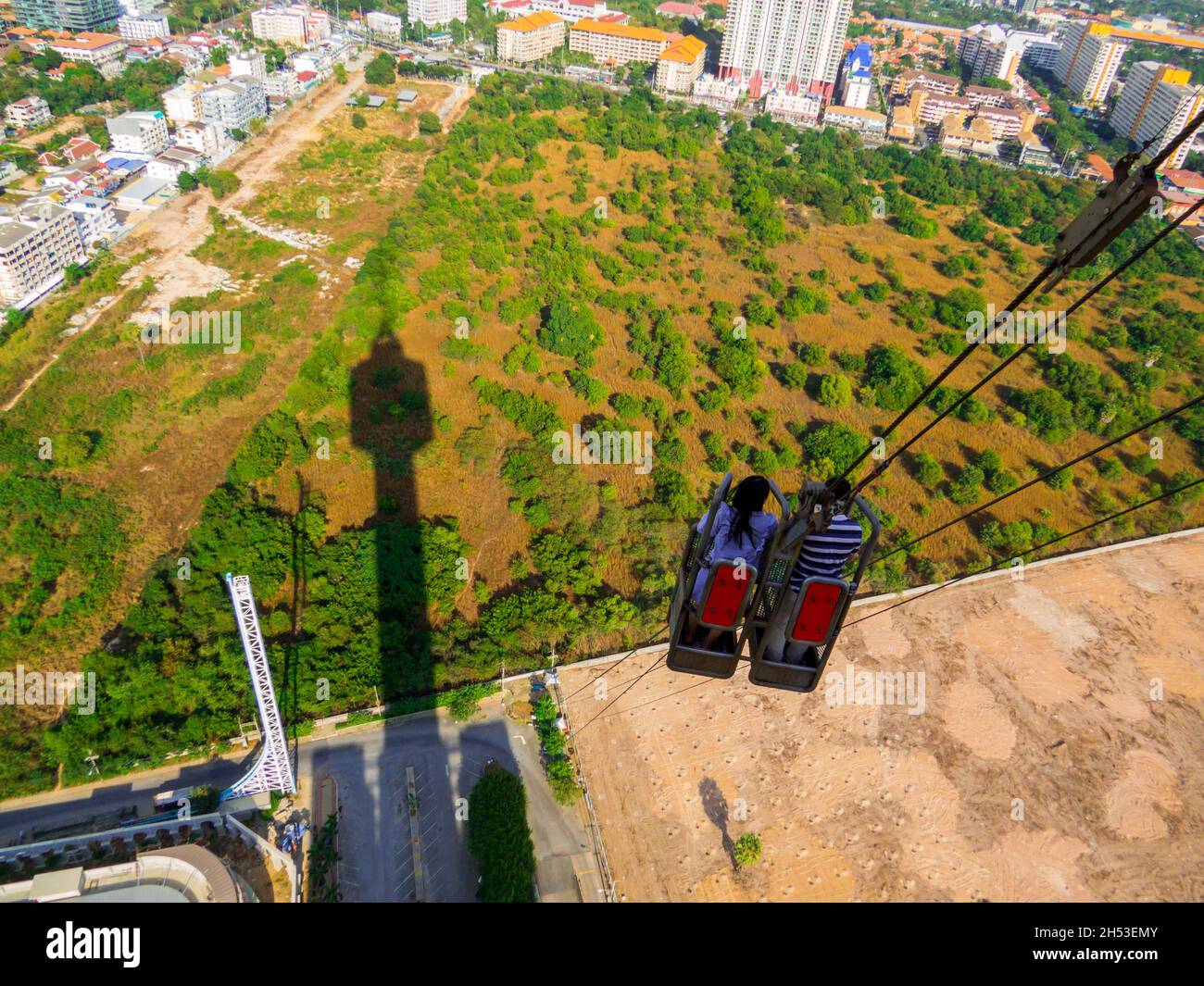 Pattaya Tower, Thaïlande Banque D'Images