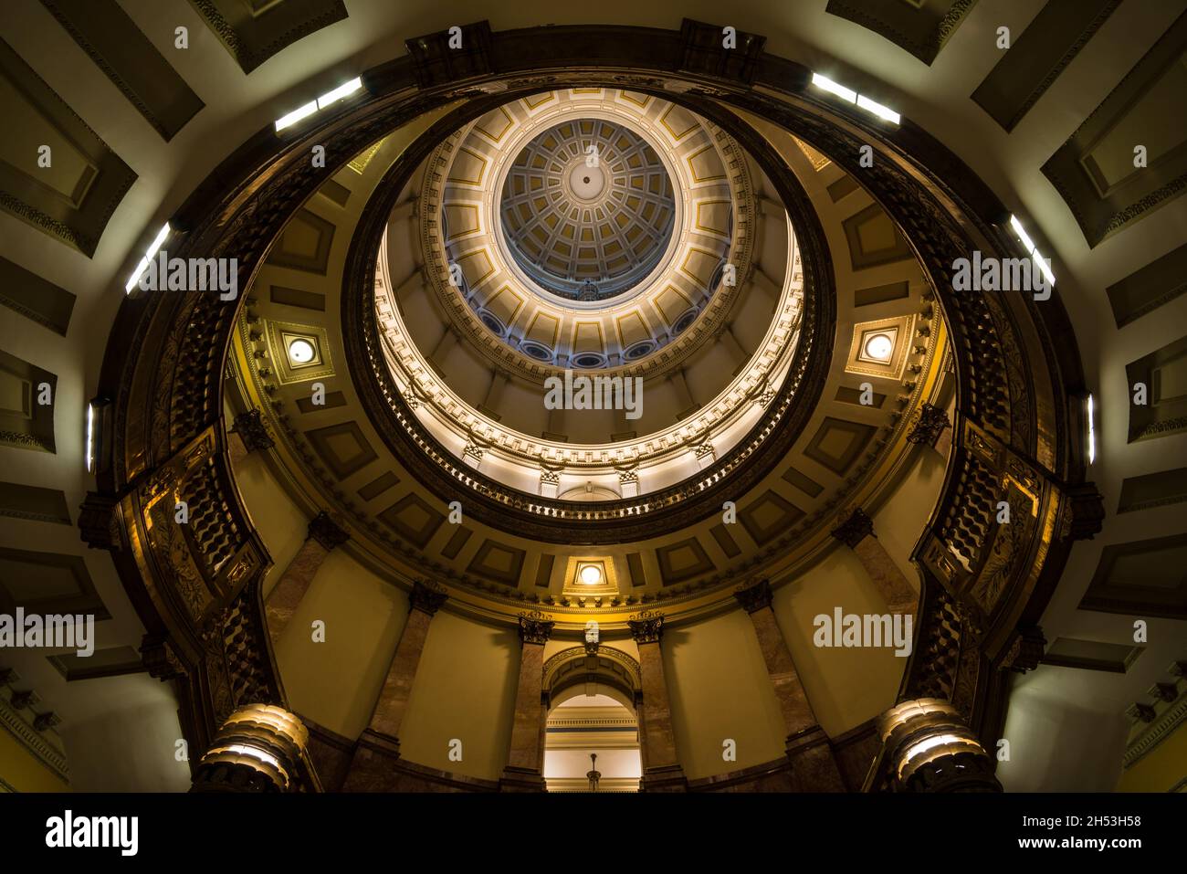 Colorado Capitol Building Rotunda - Denver Banque D'Images