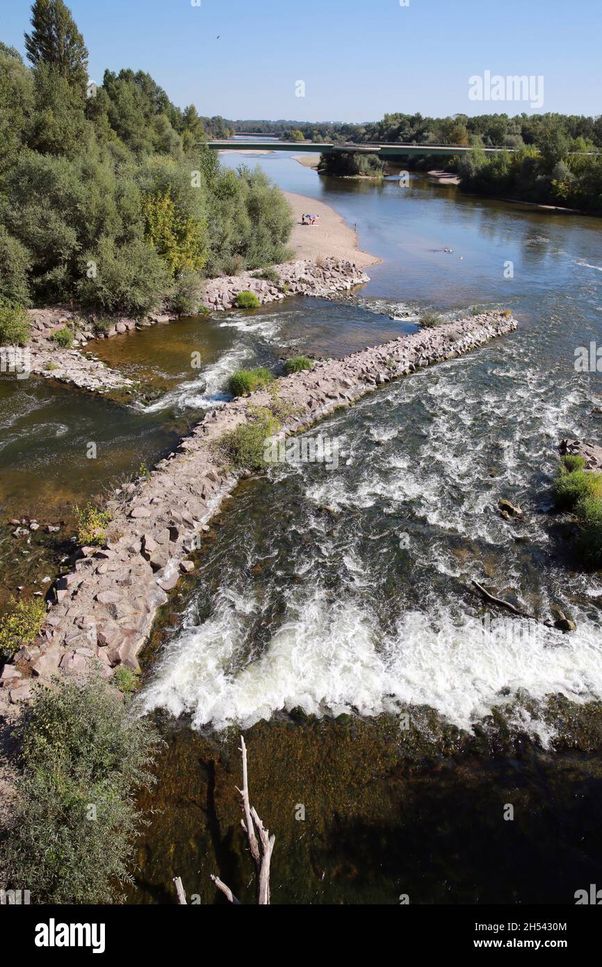 Le pont-canal du Guétin, Cuffey, Apremont-sur-Allier, France Banque D'Images