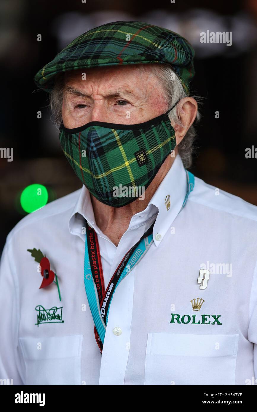 Jackie Stewart (GBR).Grand Prix du Mexique, samedi 6 novembre 2021.Mexico, Mexique.06.11.2021. Championnat du monde de Formule 1, Rd 18, Grand Prix mexicain, Mexico, Mexique,Jour de qualification.Le crédit photo doit être lu : images XPB/Press Association. Banque D'Images