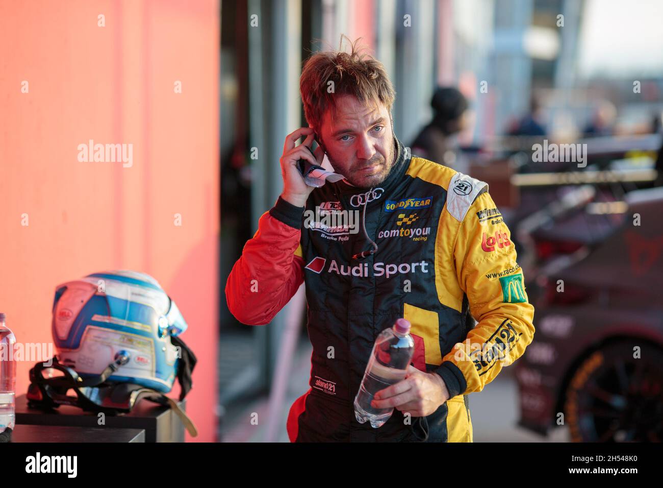 Vervisch Frederic (bel), Comtoyou Team Audi Sport, Audi RS 3 LMS TCR (2021), portrait lors de la course WTCR 2021 de la FIA en Italie, 7e manche de la coupe du monde de la FIA Touring car Cup 2021, sur le circuit International d'Adria, du 6 au 7 novembre 2021 à Adria, Italie - photo: Clément Luck/DPPI/LiveMedia Banque D'Images