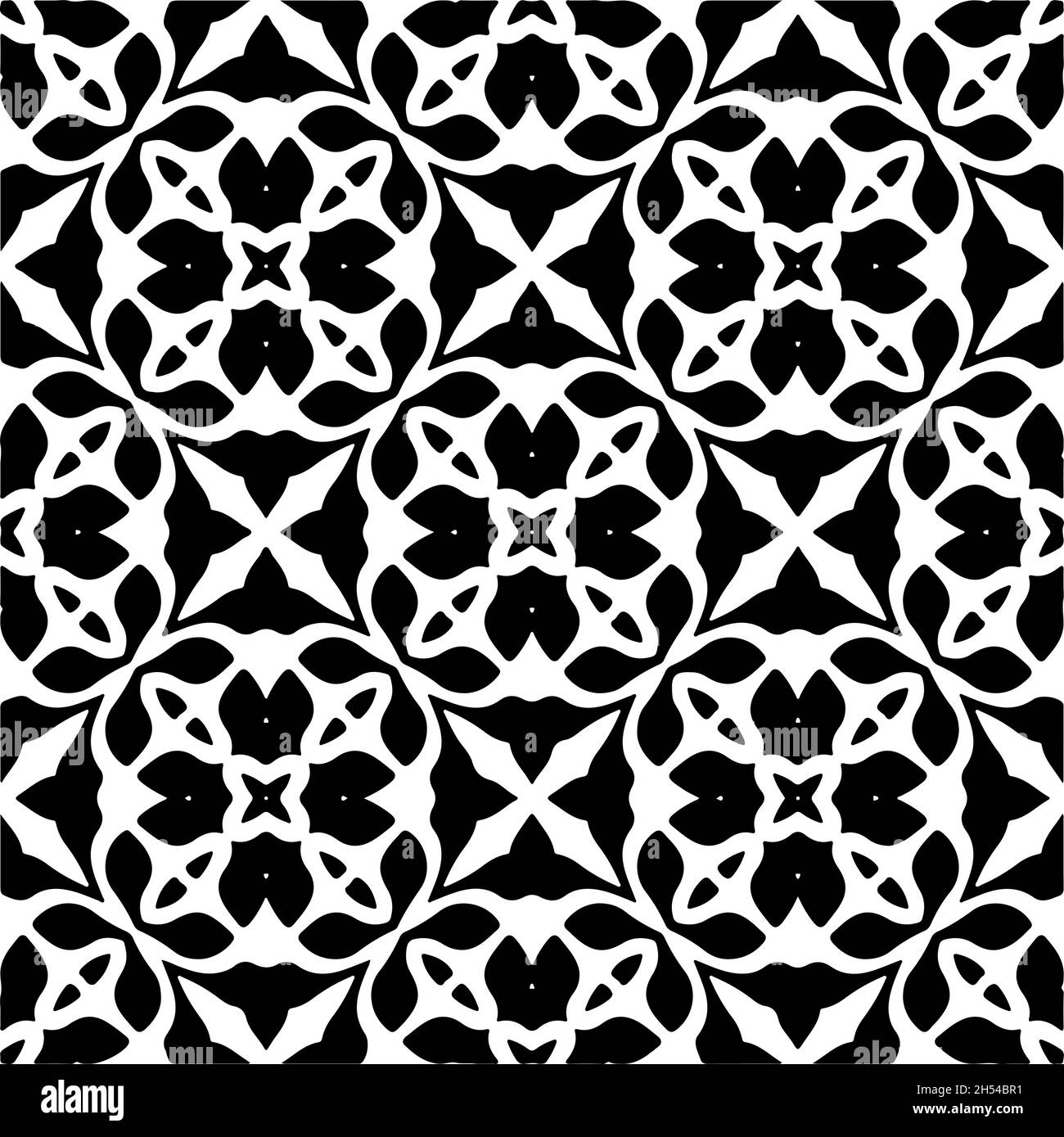 Motif vectoriel sans couture.Texture moderne et élégante.Composition à partir d'éléments géométriques répétitifs régulièrement.Monochrome, simple.Illustrations vectorielles.B Illustration de Vecteur