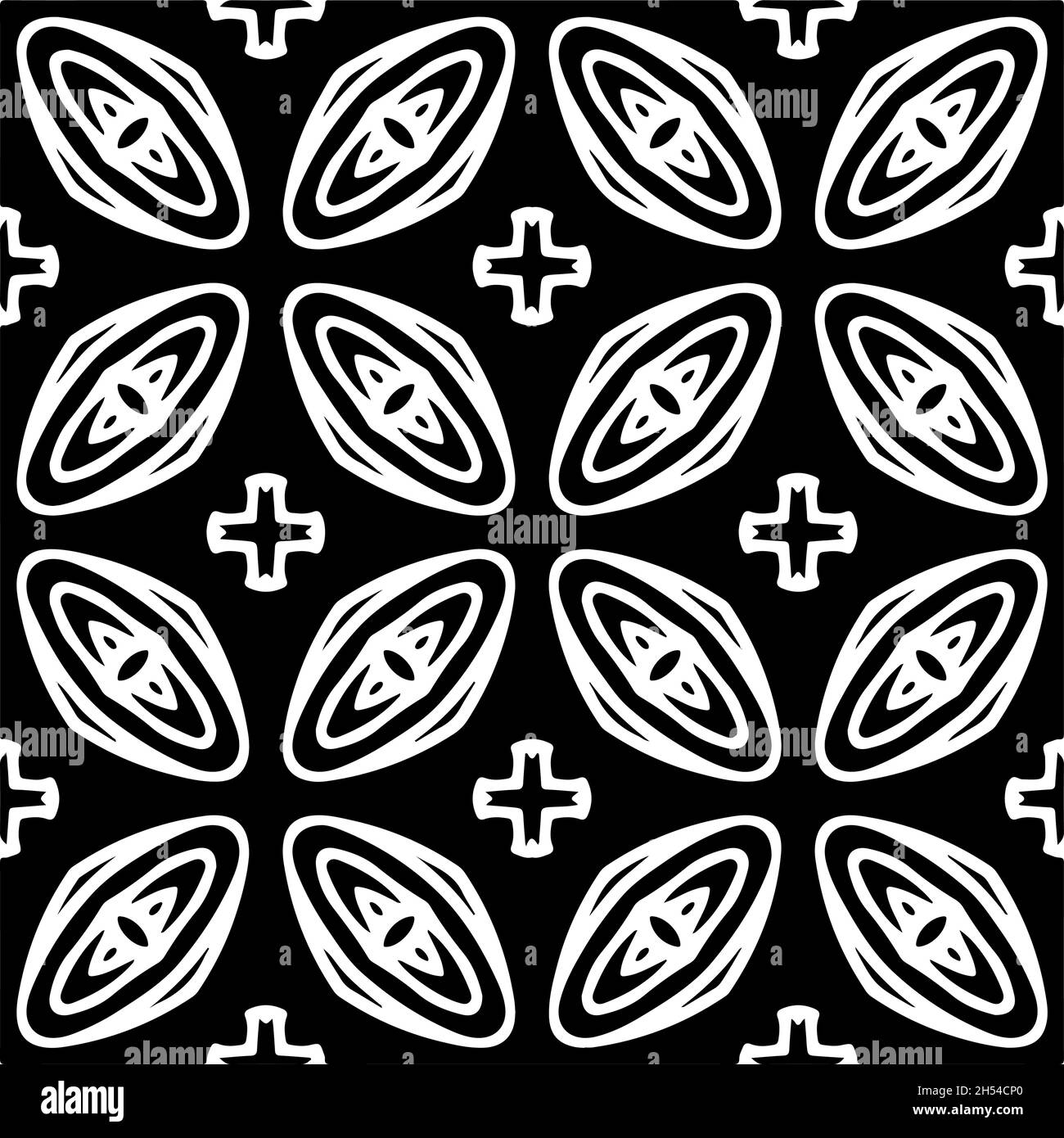 Motif vectoriel sans couture.Texture moderne et élégante.Composition à partir d'éléments géométriques répétitifs régulièrement.Monochrome, simple.Illustrations vectorielles.B Illustration de Vecteur