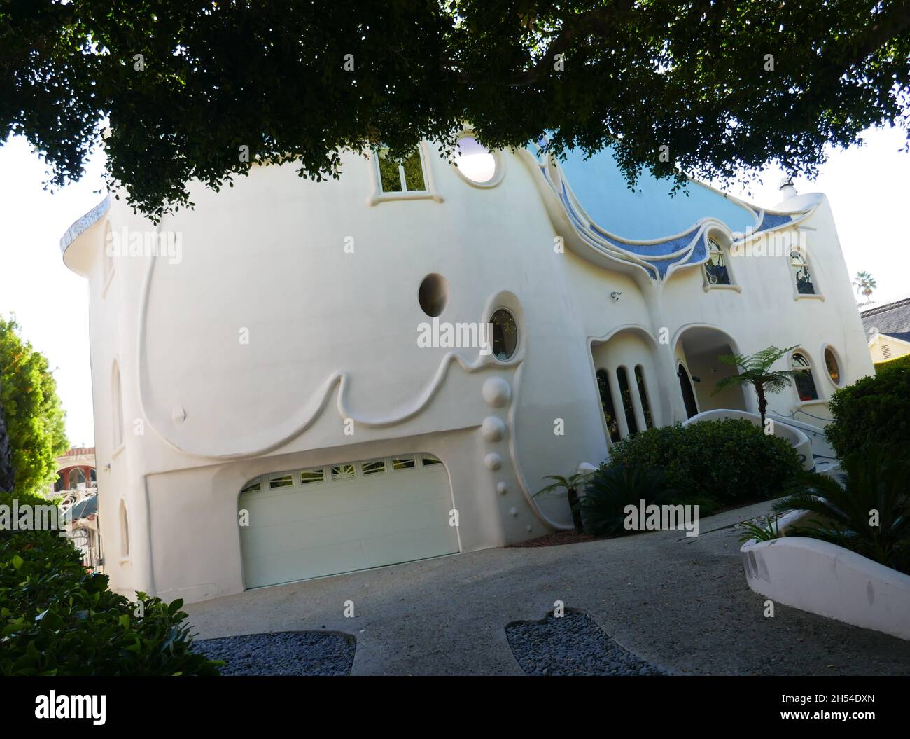 Beverly Hills, Californie, États-Unis 10 septembre 2021 Une vue générale de l'atmosphère O'Neill maison/maison où le film sans souffle et Beverly Hills 90210 tourné au 507 N. Rodeo Drive le 10 septembre 2021 à Beverly Hills, Californie, États-Unis.Photo par Barry King/Alay stock photo Banque D'Images