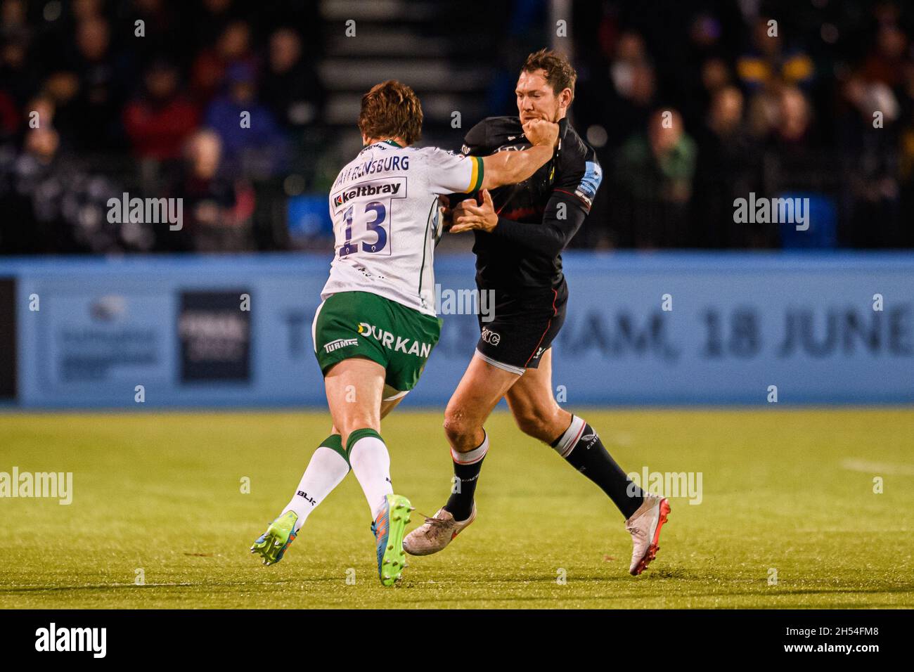 LONDRES, ROYAUME-UNI.06e novembre 2021.Alex Goode de Saracen en action lors du match de rugby Gallagher Premiership Round 8 entre Saracens et London Irish au stade StoneX le samedi 06 novembre 2021.LONDRES, ANGLETERRE.Credit: Taka G Wu/Alay Live News Banque D'Images