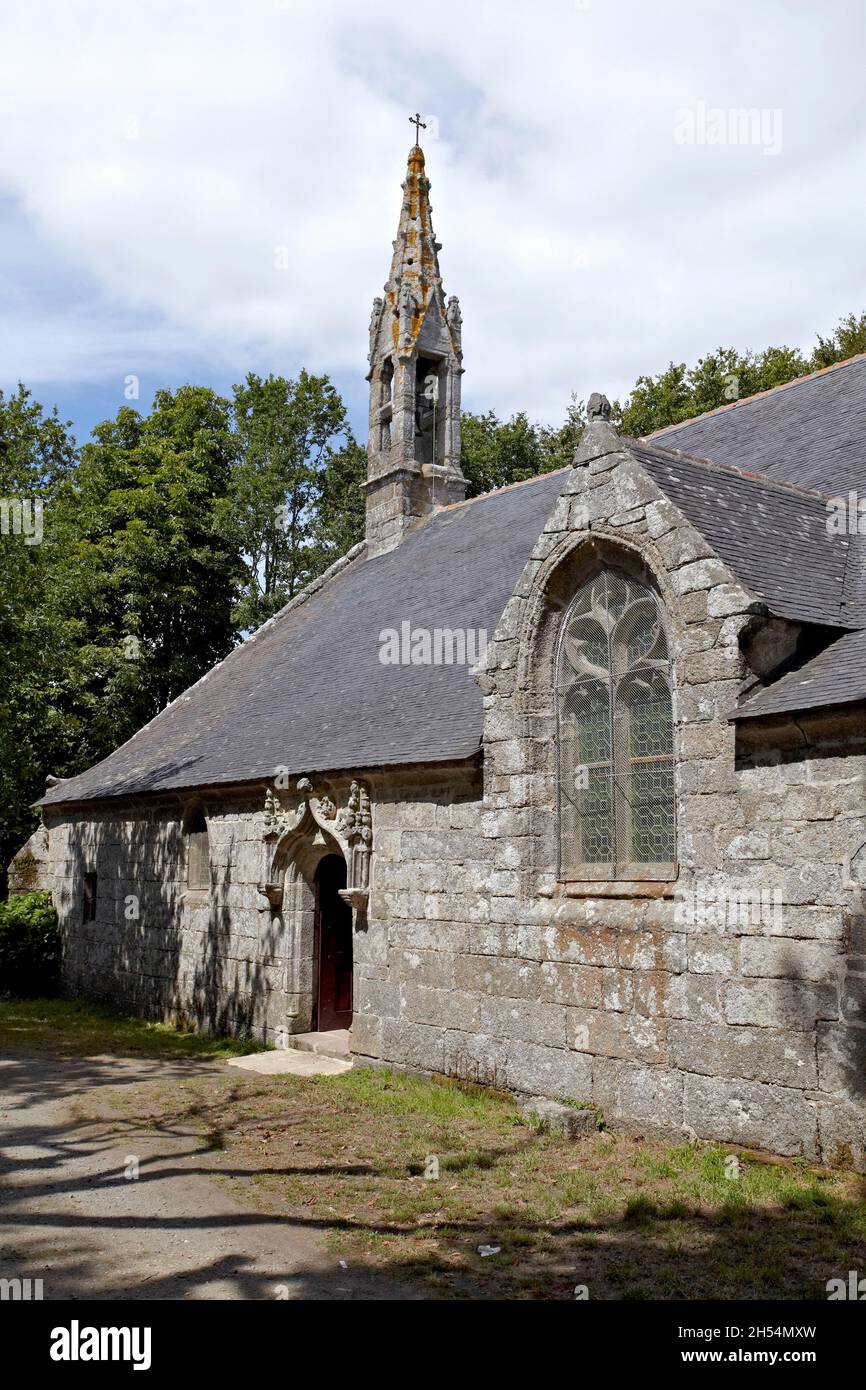 Chapelle notre-Dame de Trémalo.Pont-Aven.Bretagne.France. Banque D'Images