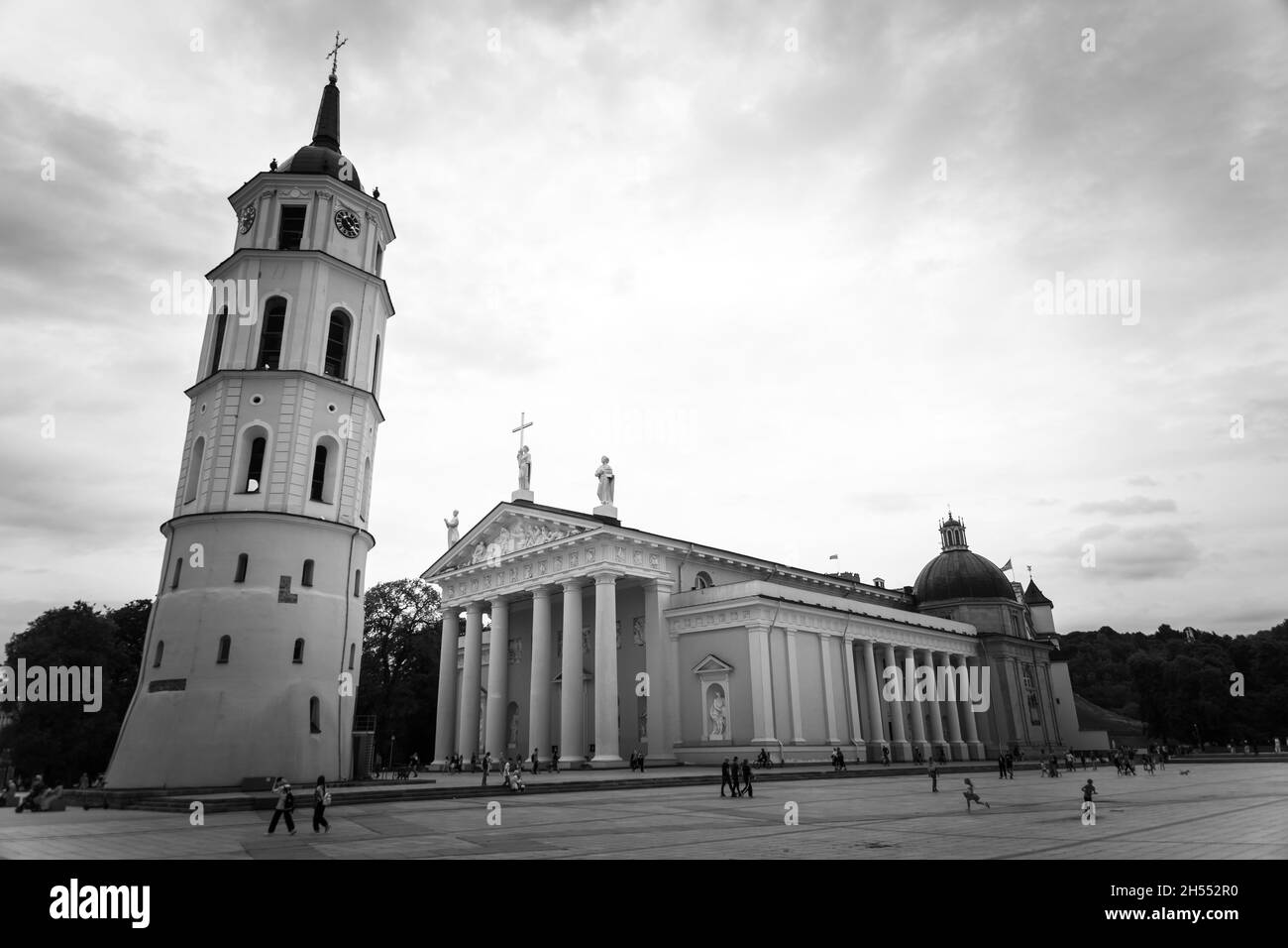 Vilnius, la capitale lituanienne, lors de mon voyage d'été 2021 Banque D'Images