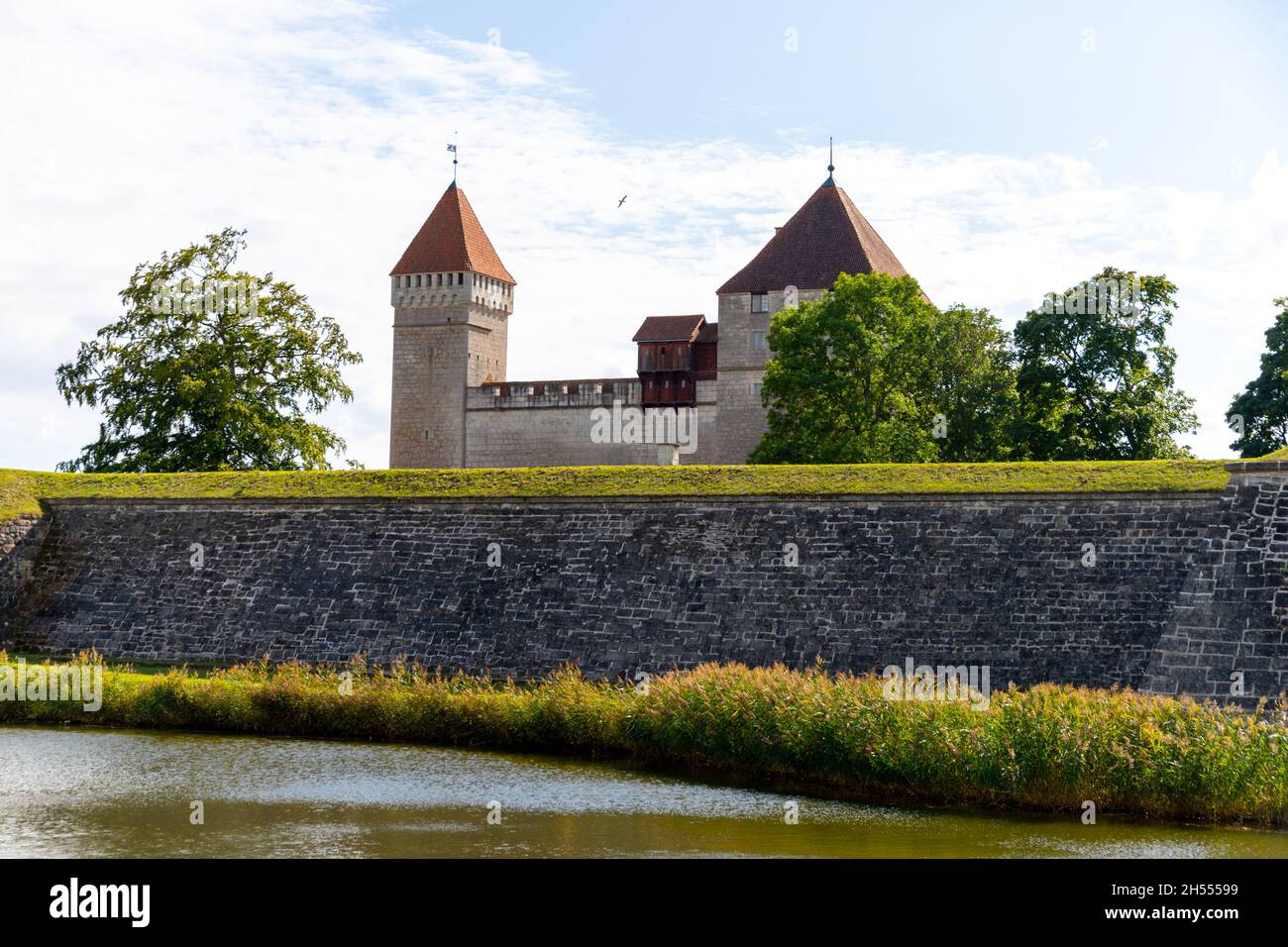 Île Saarema Estonie voyage d'été 2021 Banque D'Images