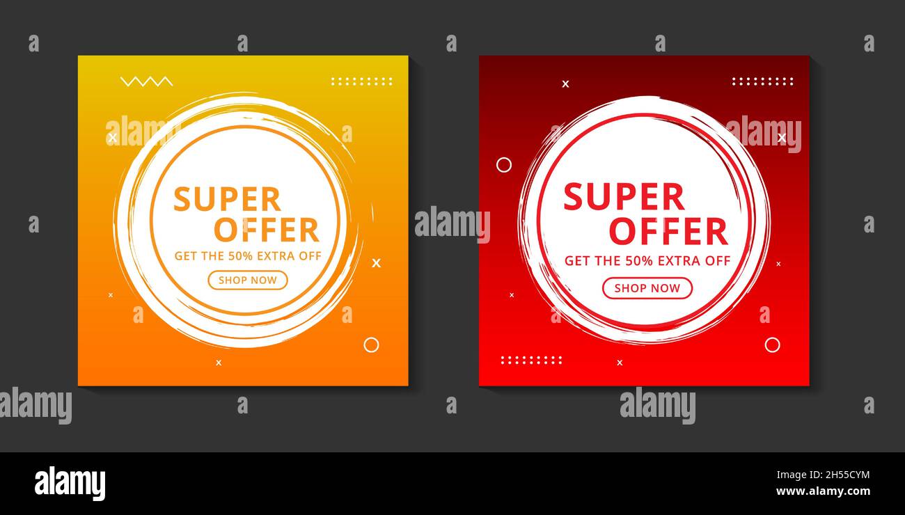 Bannière Super Offer.Illustration vectorielle Illustration de Vecteur