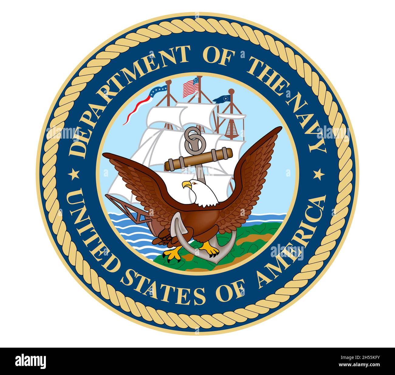 Département de la Marine des États-Unis Don Banque D'Images