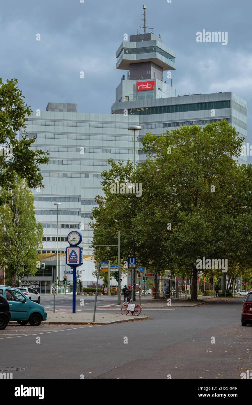 TV et radio centre de la rbb Berlin Banque D'Images