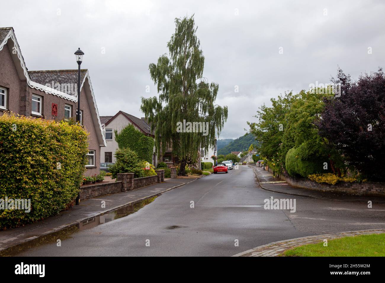 Cambuckenneth Village près de Stirling, Écosse Banque D'Images