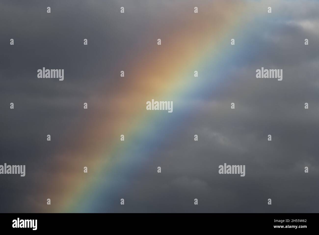 Gamme complète de couleurs arc-en-ciel. Banque D'Images