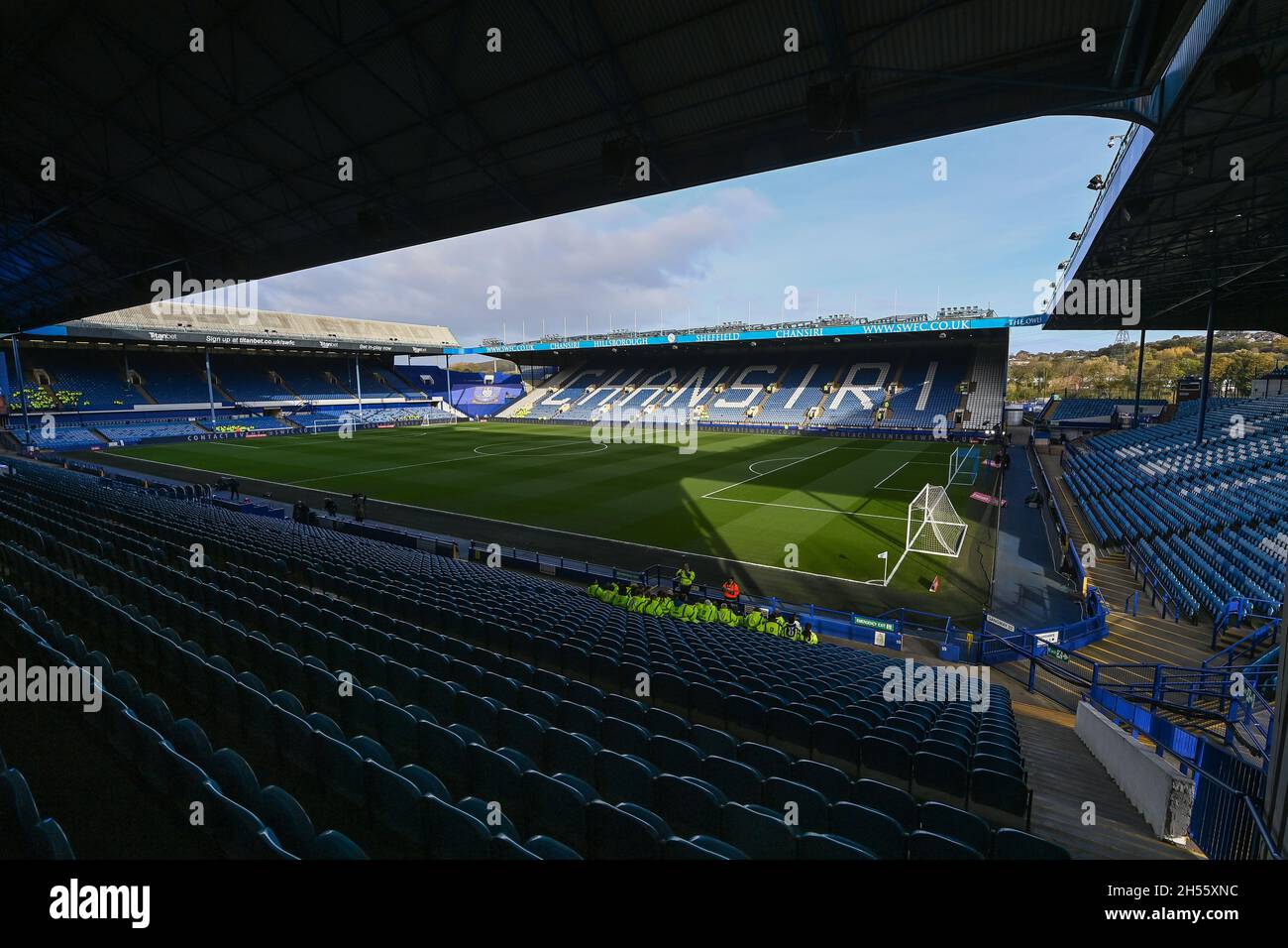 Vue générale du stade Hillsborough, domicile de Sheffield mercredi à, le 11/7/2021.(Photo de Craig Thomas/News Images/Sipa USA) crédit: SIPA USA/Alay Live News Banque D'Images