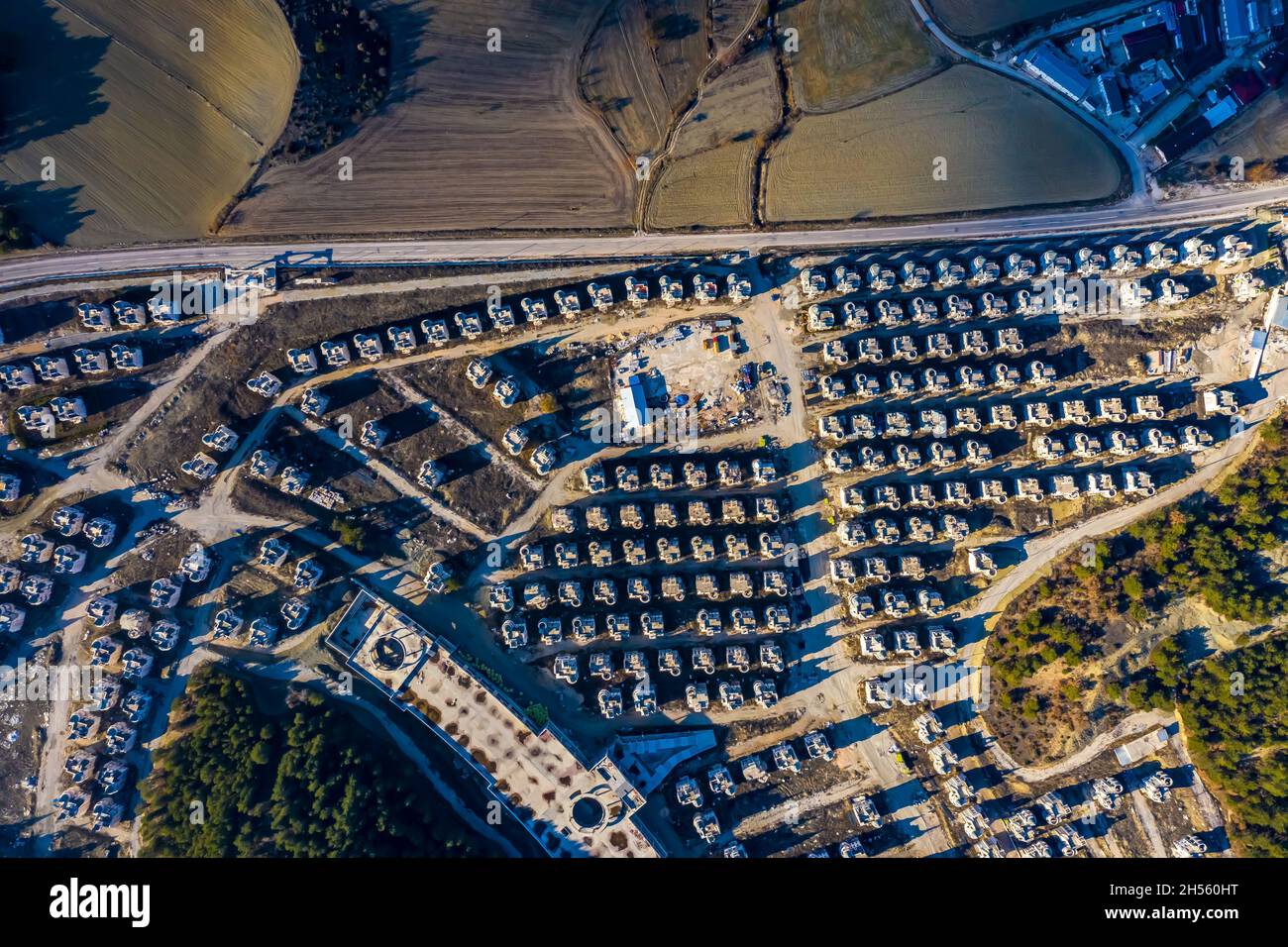 Vue aérienne de Burj Al Babas | Luftbilder von Burj Al Babas in der Türkei | vue aérienne de Burj Al Babas Banque D'Images