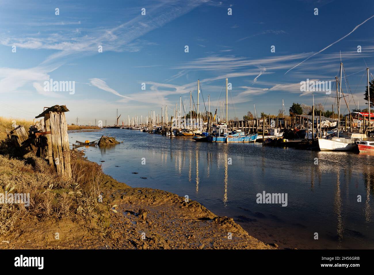 OARE Creek - Faversham Kent Banque D'Images