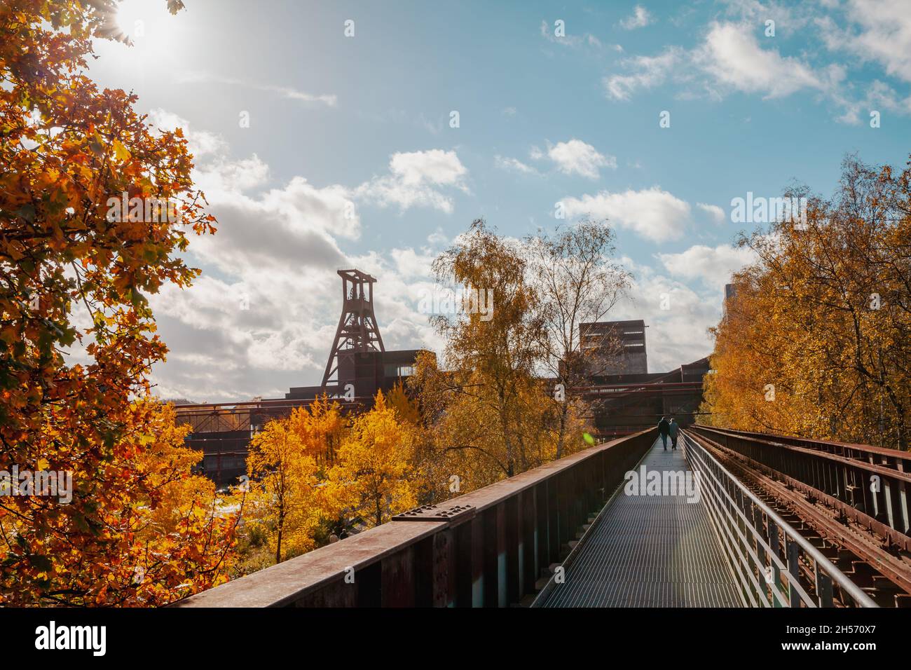 Zeche Zollverein Architecture et monument industriel dans la région de la Ruhr Banque D'Images