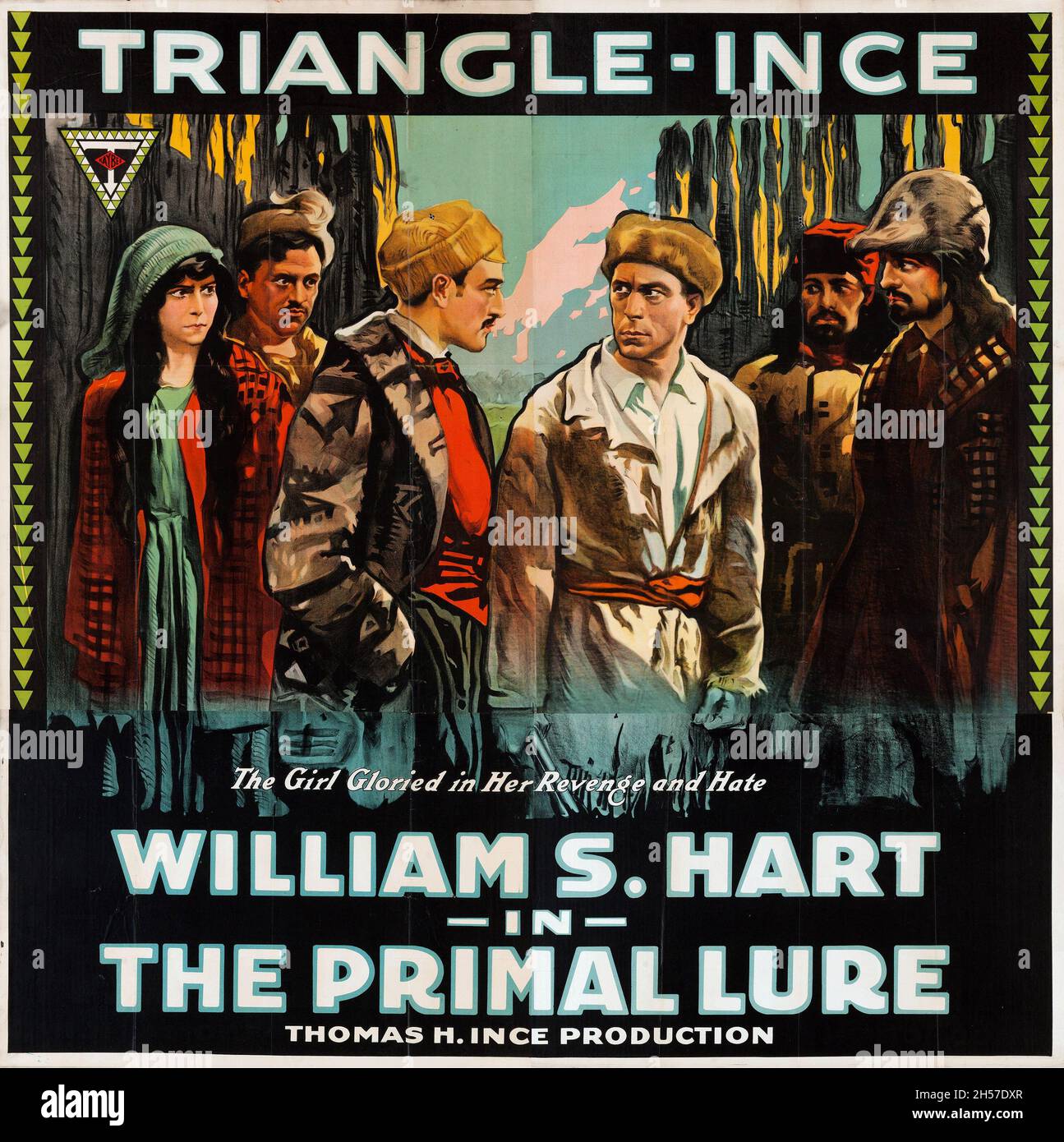 Le Primal Lure (Triangle 1916) affiche de film de 6 feuilles - affiche  ancienne et ancienne.William S. Hart Photo Stock - Alamy