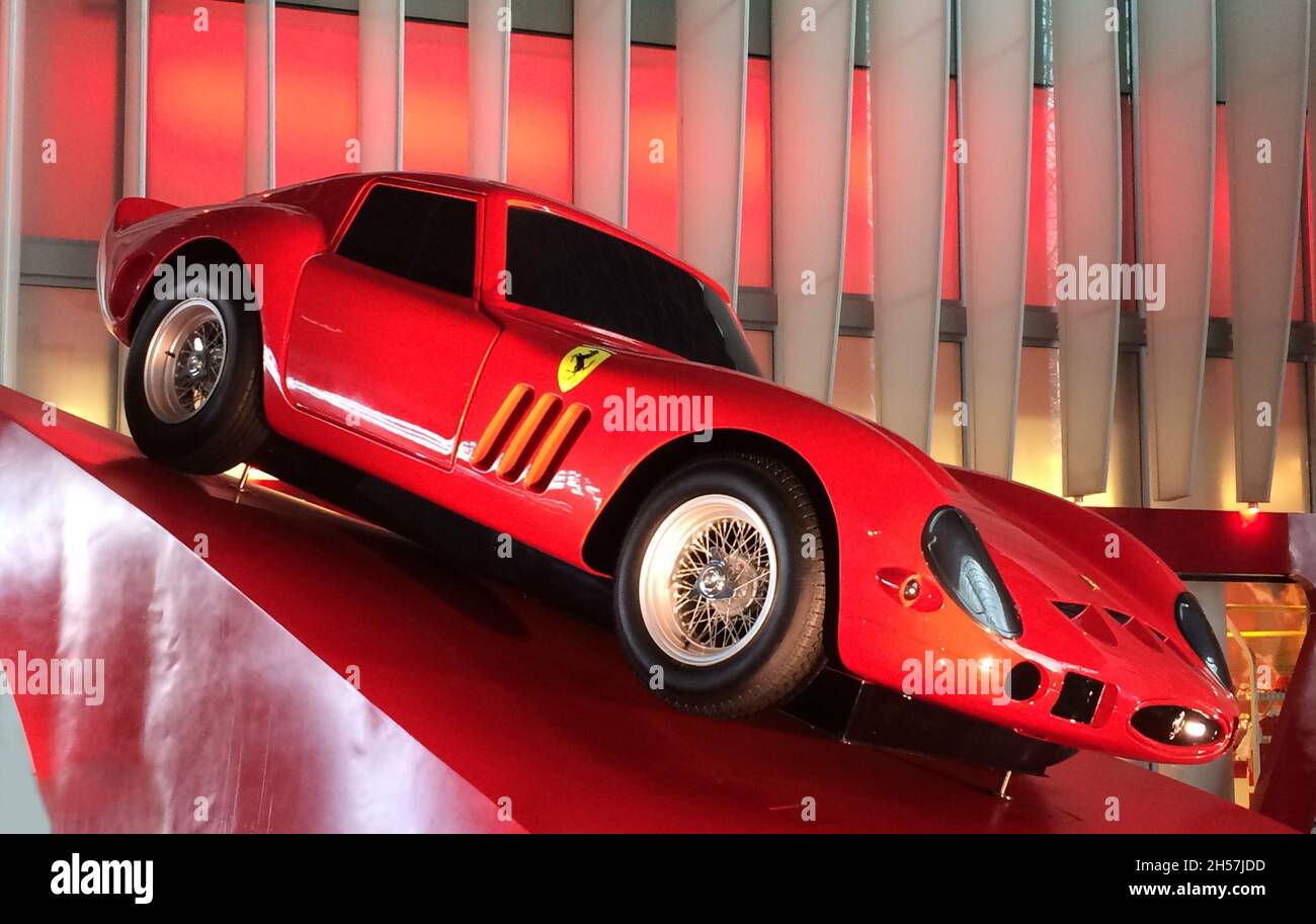 Ferrari 250 GTO .fabriqué entre 1962-1964, seulement 39 unités.Sur Ferrari World.Ile de Yas - Abu Dhabi . Banque D'Images