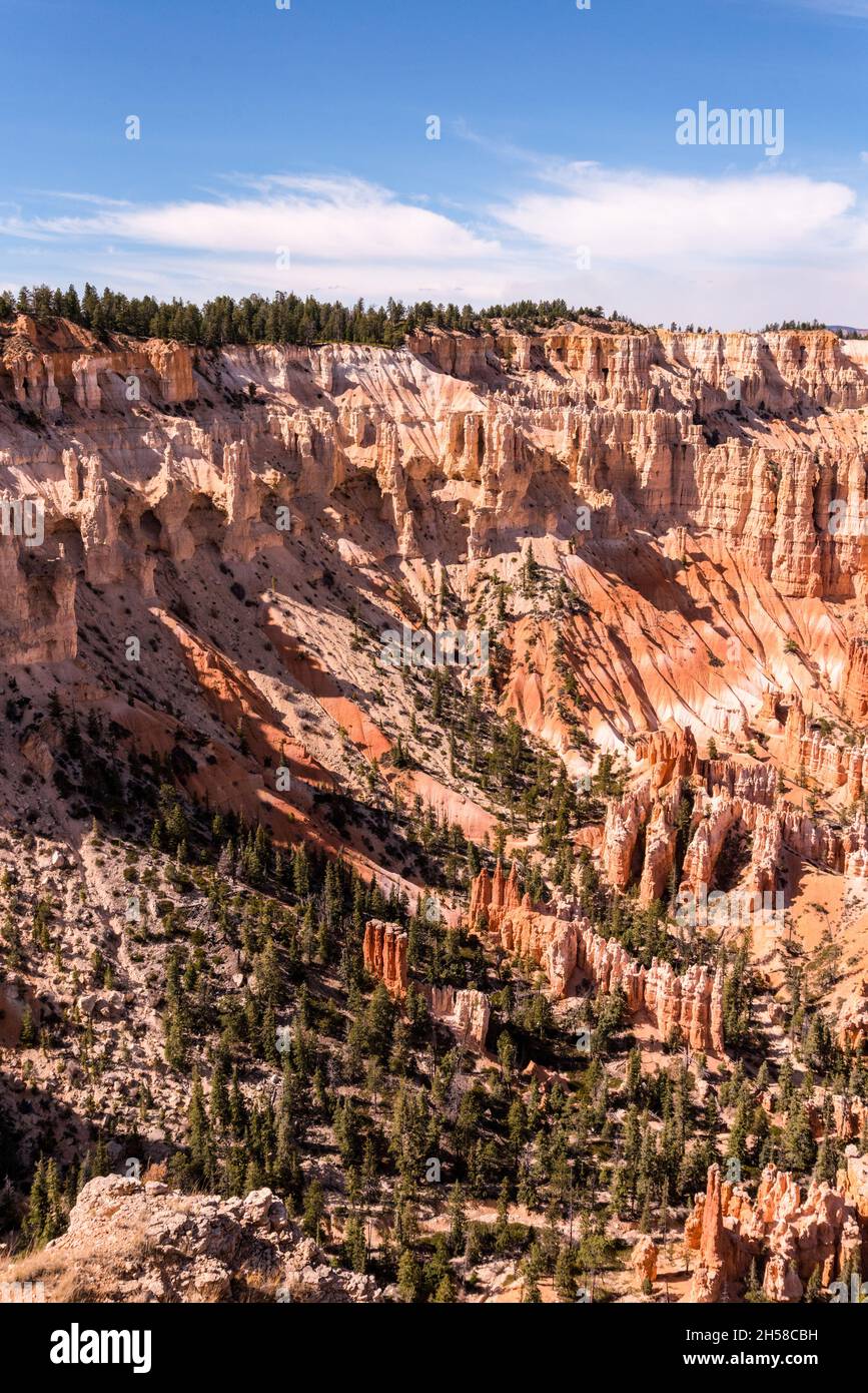 Célèbre Bryce Canyon de inspiration point, Utah, États-Unis Banque D'Images