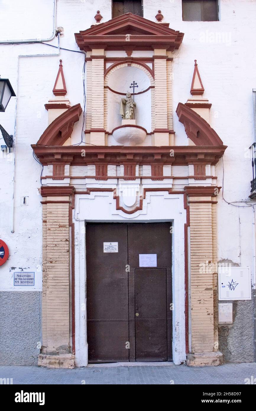 Monastère de San Leandro.Séville.Andalucía.Espagne Banque D'Images