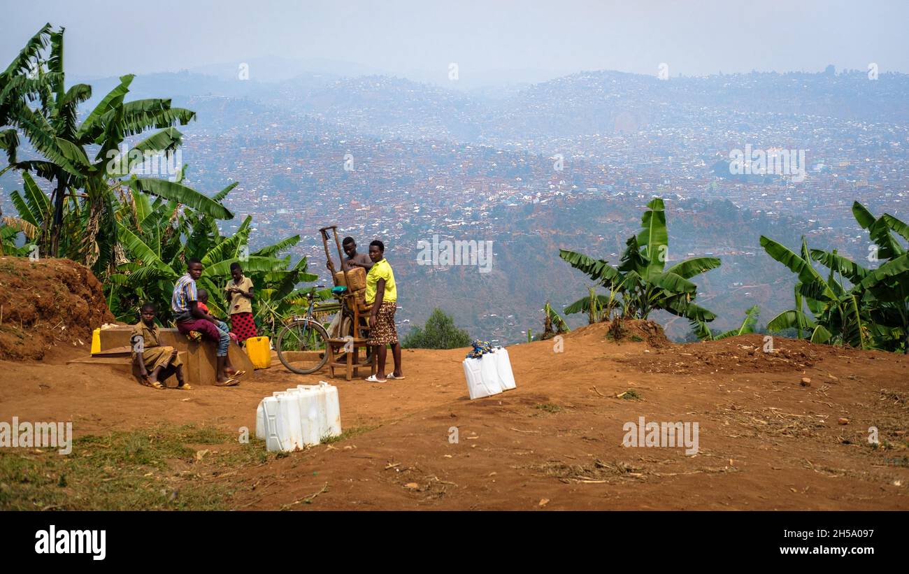 Enfants du Rwanda Banque D'Images