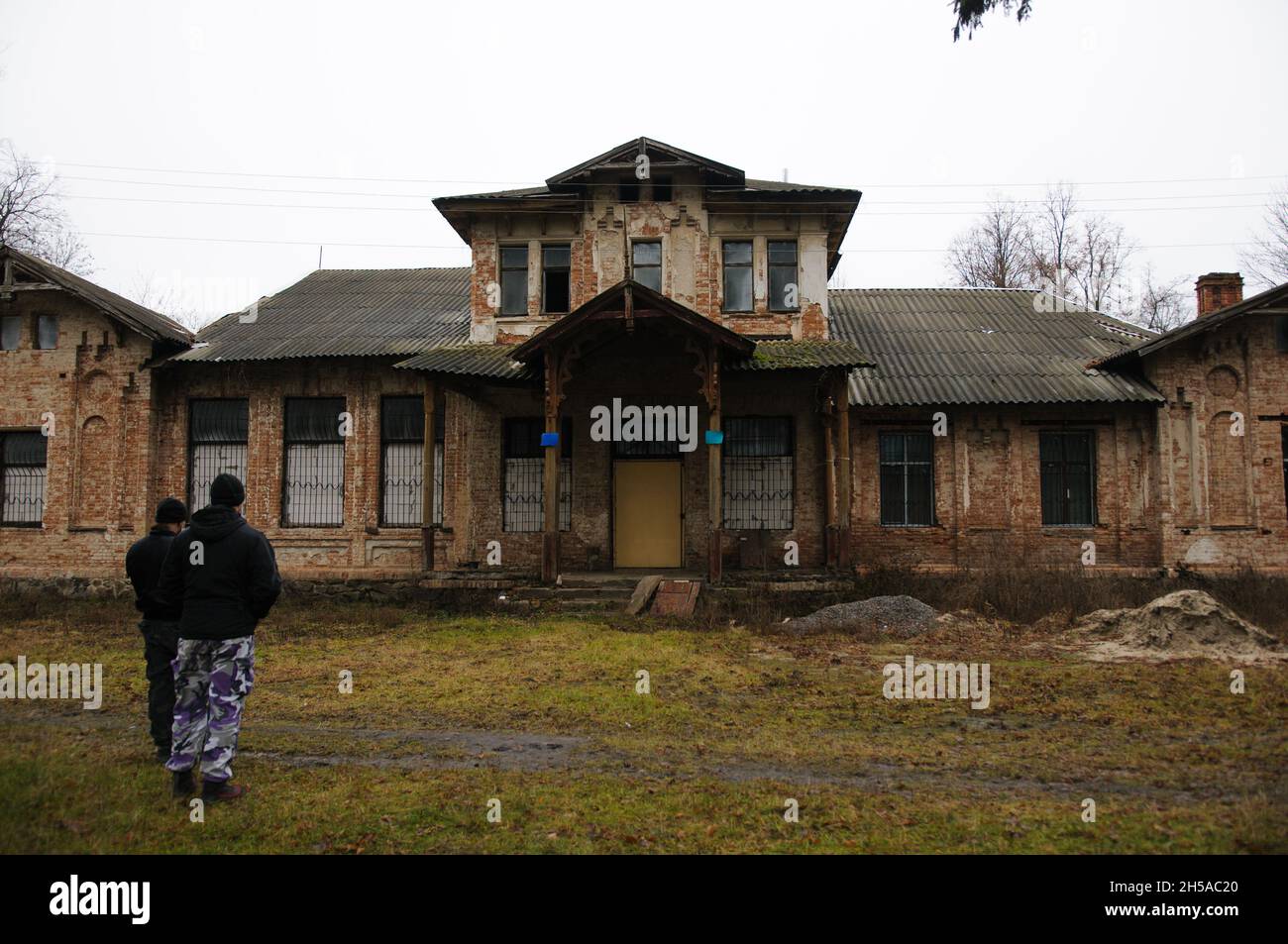 un ancien manoir abandonné dans la région de vinnytska ukraine Banque D'Images
