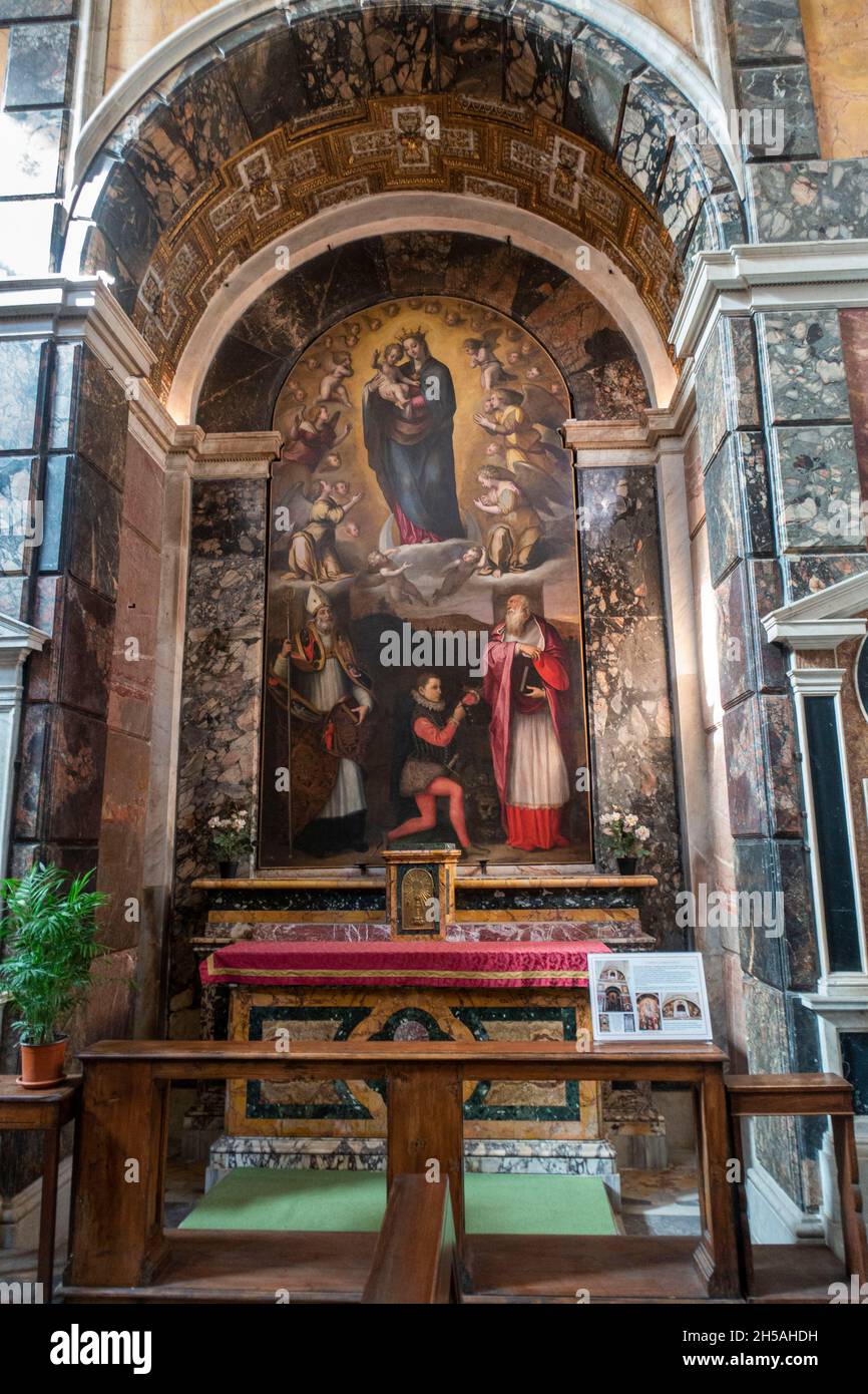 Rome, Italie - Eglise de Santa Maria della Pace Banque D'Images