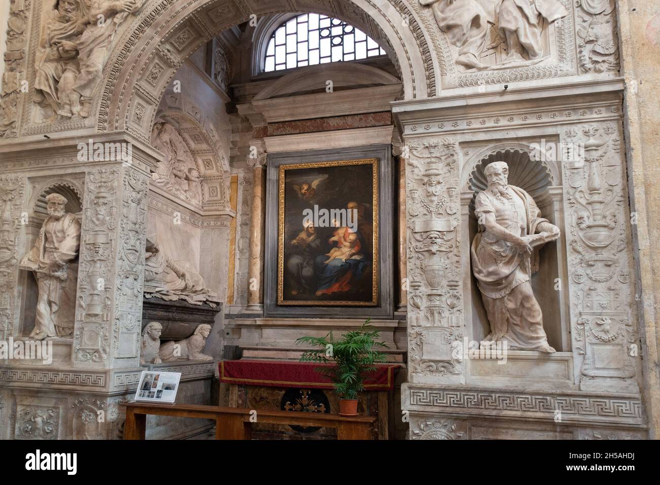 Rome, Italie - Eglise de Santa Maria della Pace Cappella Cesi Banque D'Images