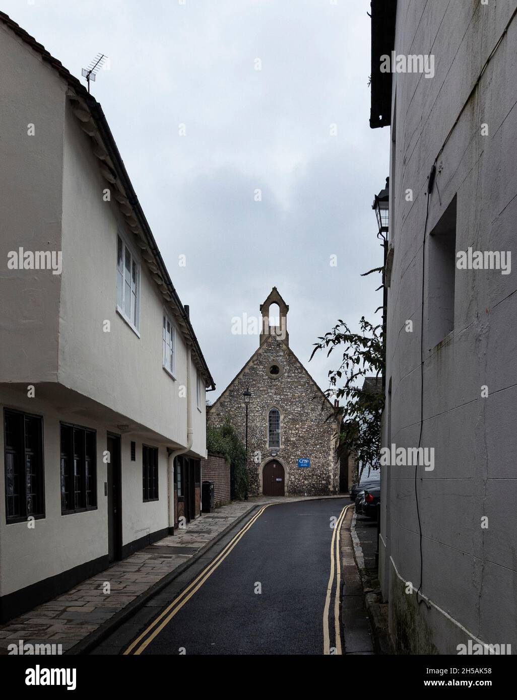 Ancienne église de tous les Saints dans le Palent, Chichester, West Sussex, Royaume-Uni Banque D'Images