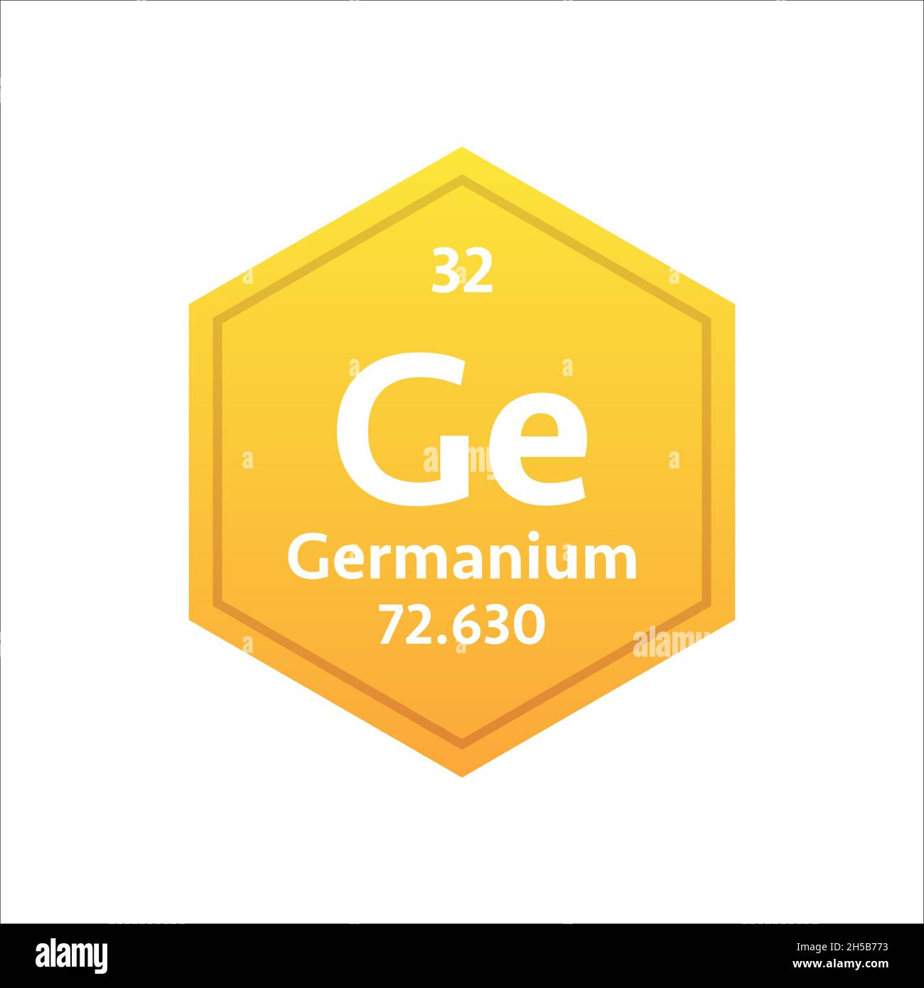 Symbole germanium.Élément chimique du tableau périodique.Illustration du stock vectoriel. Illustration de Vecteur