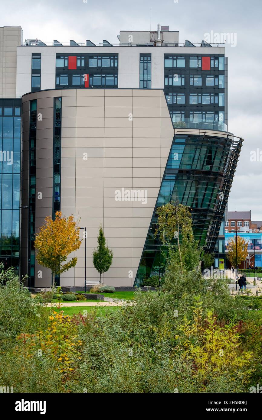 Université de Montfort immeuble Vijay Patel Banque D'Images